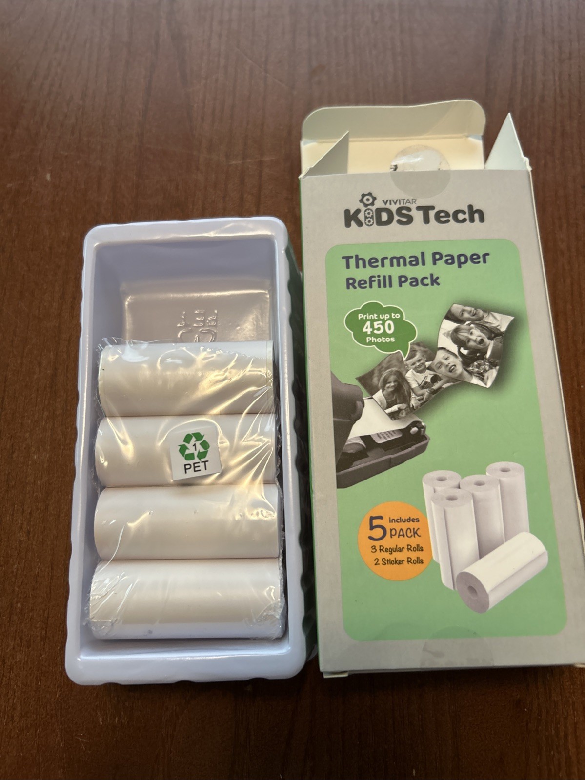 Vivitar Kids Tech Thermal Paper Refill 4 Regular Rolls