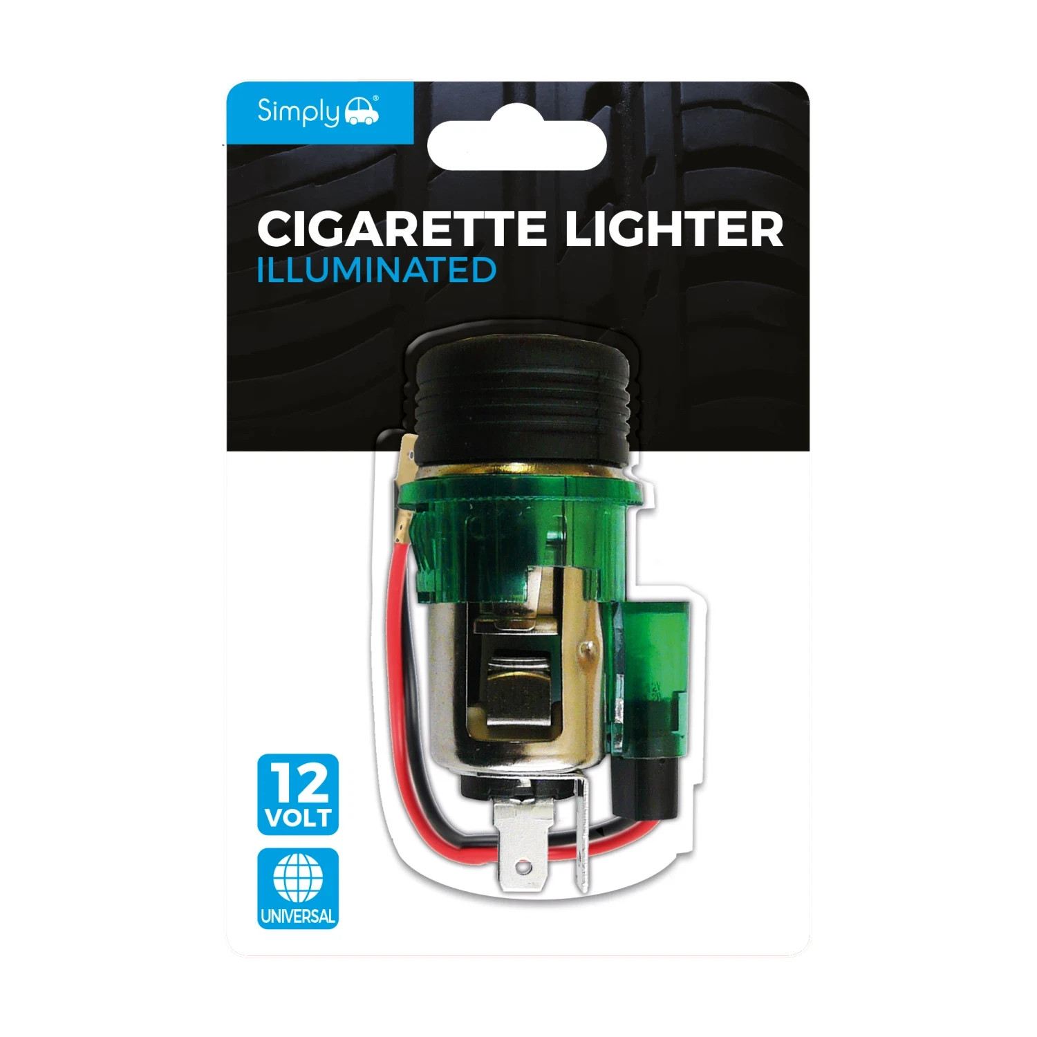 Universal 12V Illuminated Car Cigarette Lighter Socket AM291 Simply Auto