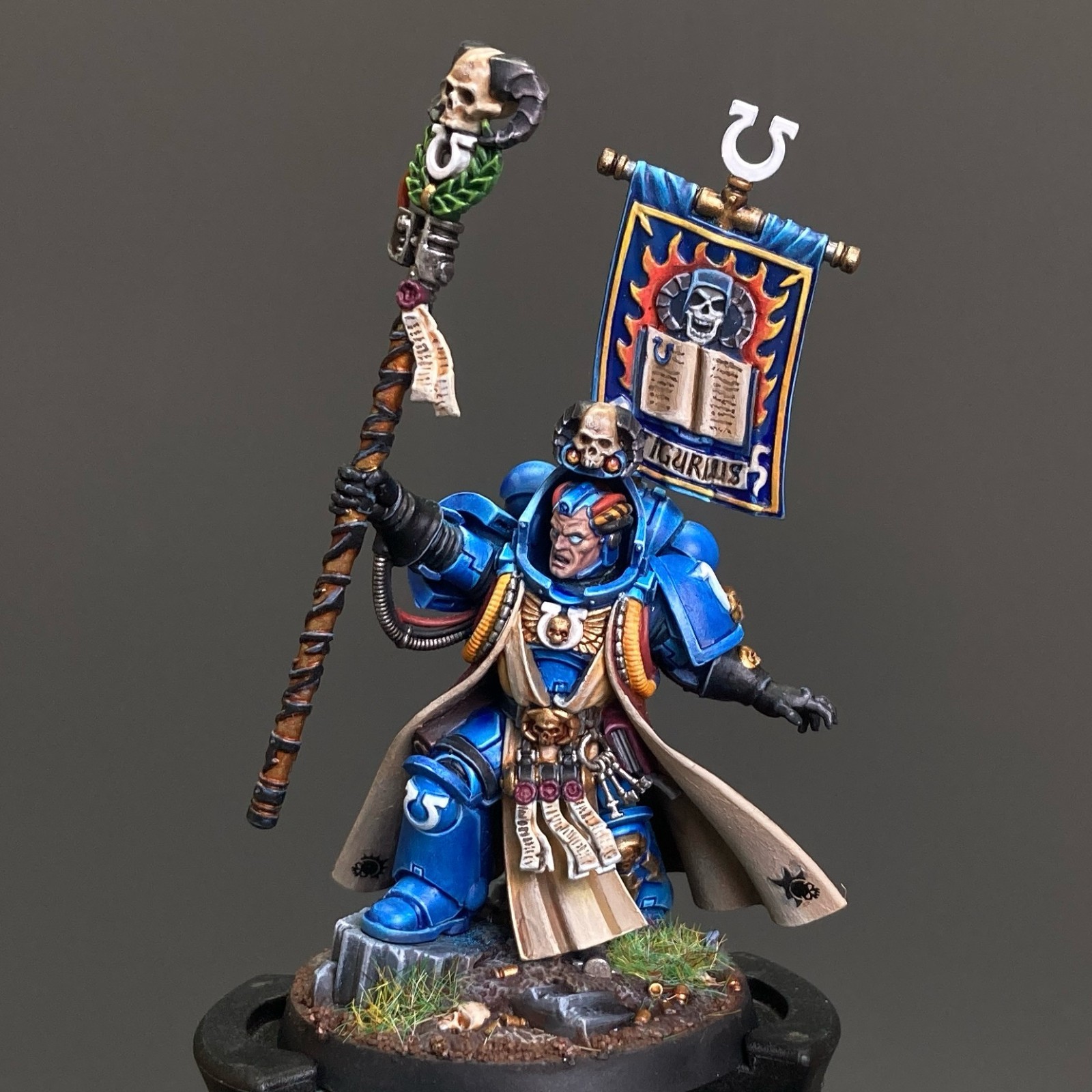 Ultramarines Chief Librarian Tigurius Commission Warhammer 40k Pro Painted Minis
