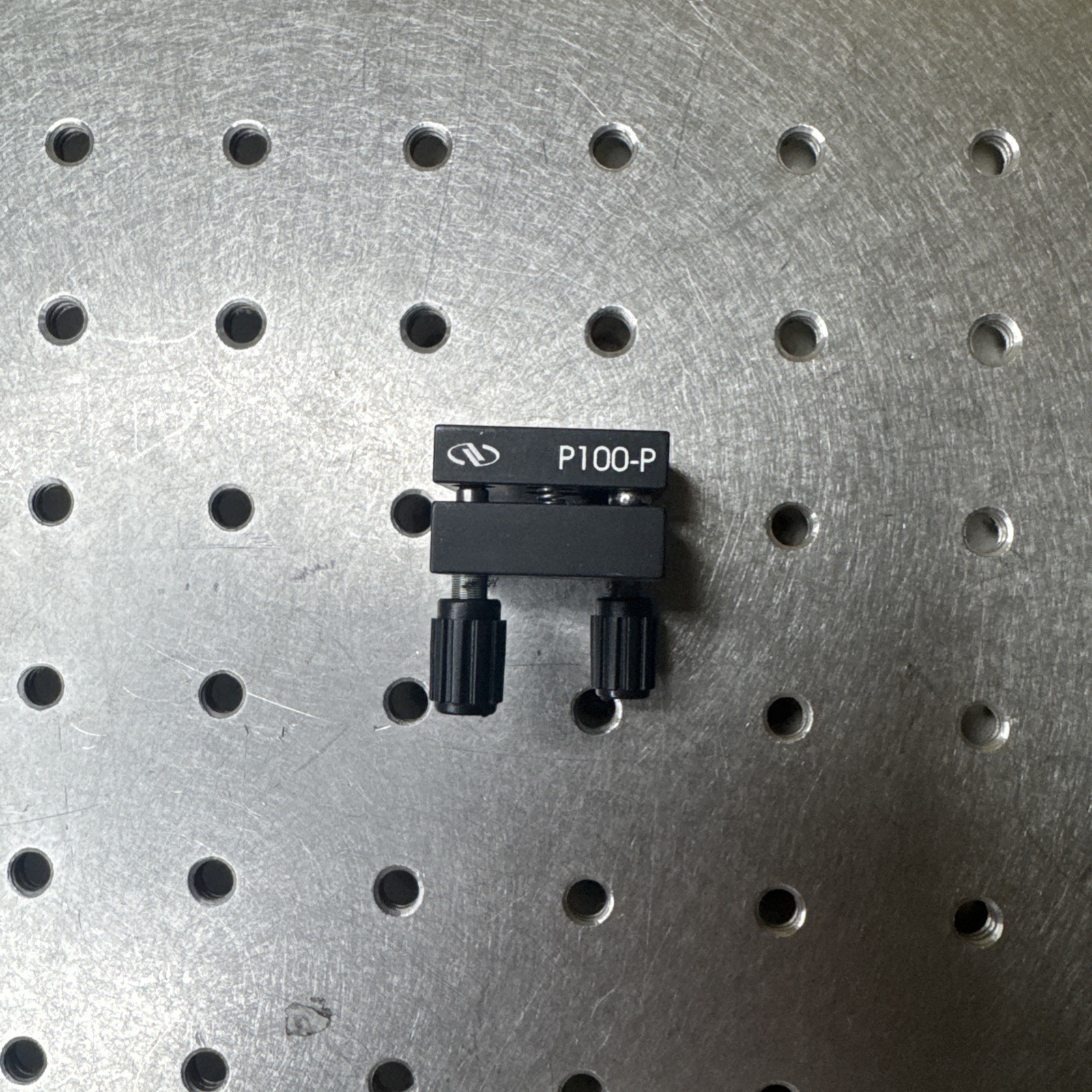 Newport P100-P Platform Optical Mount, Miniature, 1.0 in., 2 Knob Adjustment