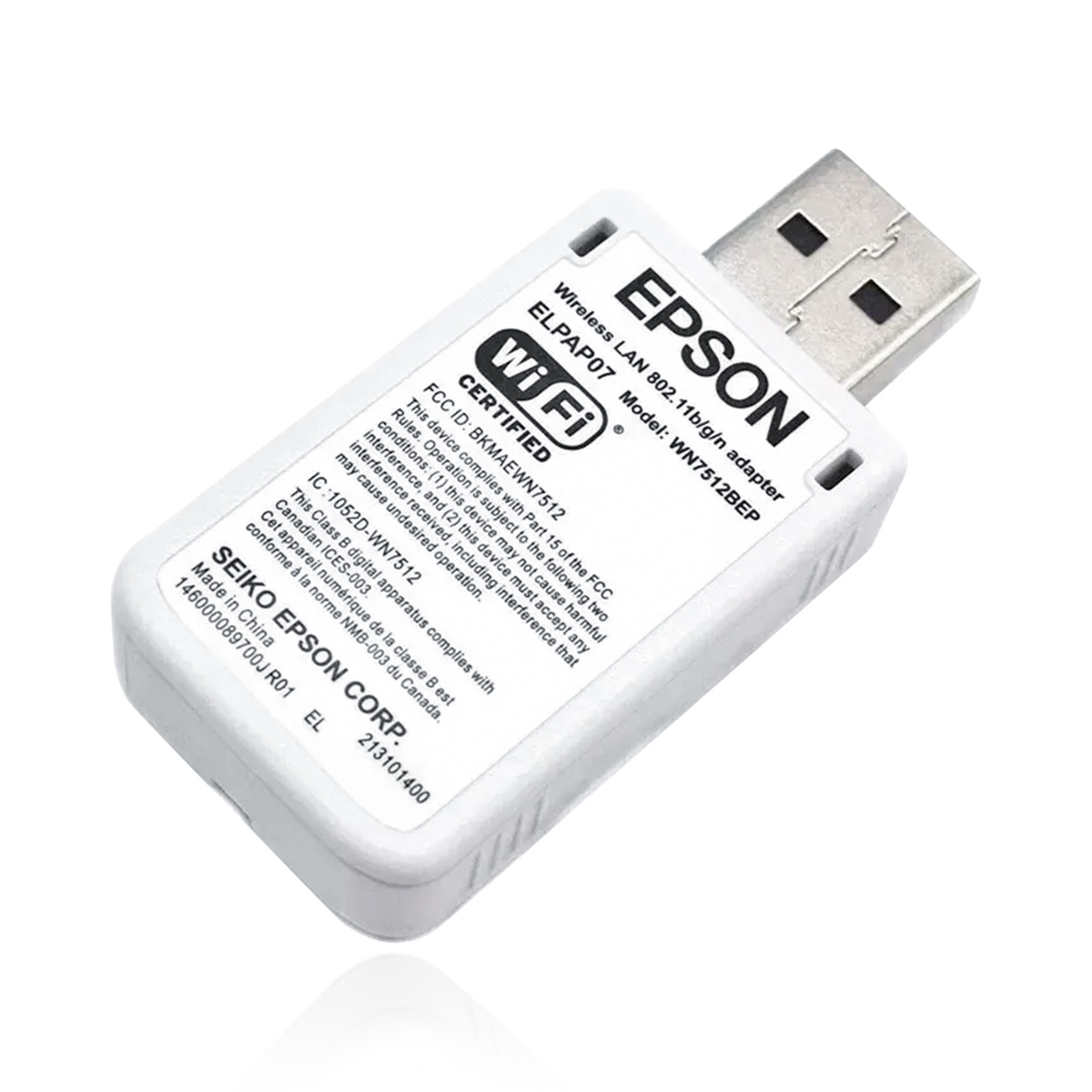 Epson ELPAP07 USB Adapter WN7512BEP Wireless Wi-Fi LAN For EPSON Projectors