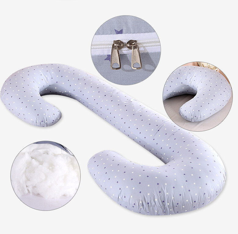 C-Shape Pregnancy Maternity Pillowcase Nursing Pregnant Body Sleep Pillow Cover