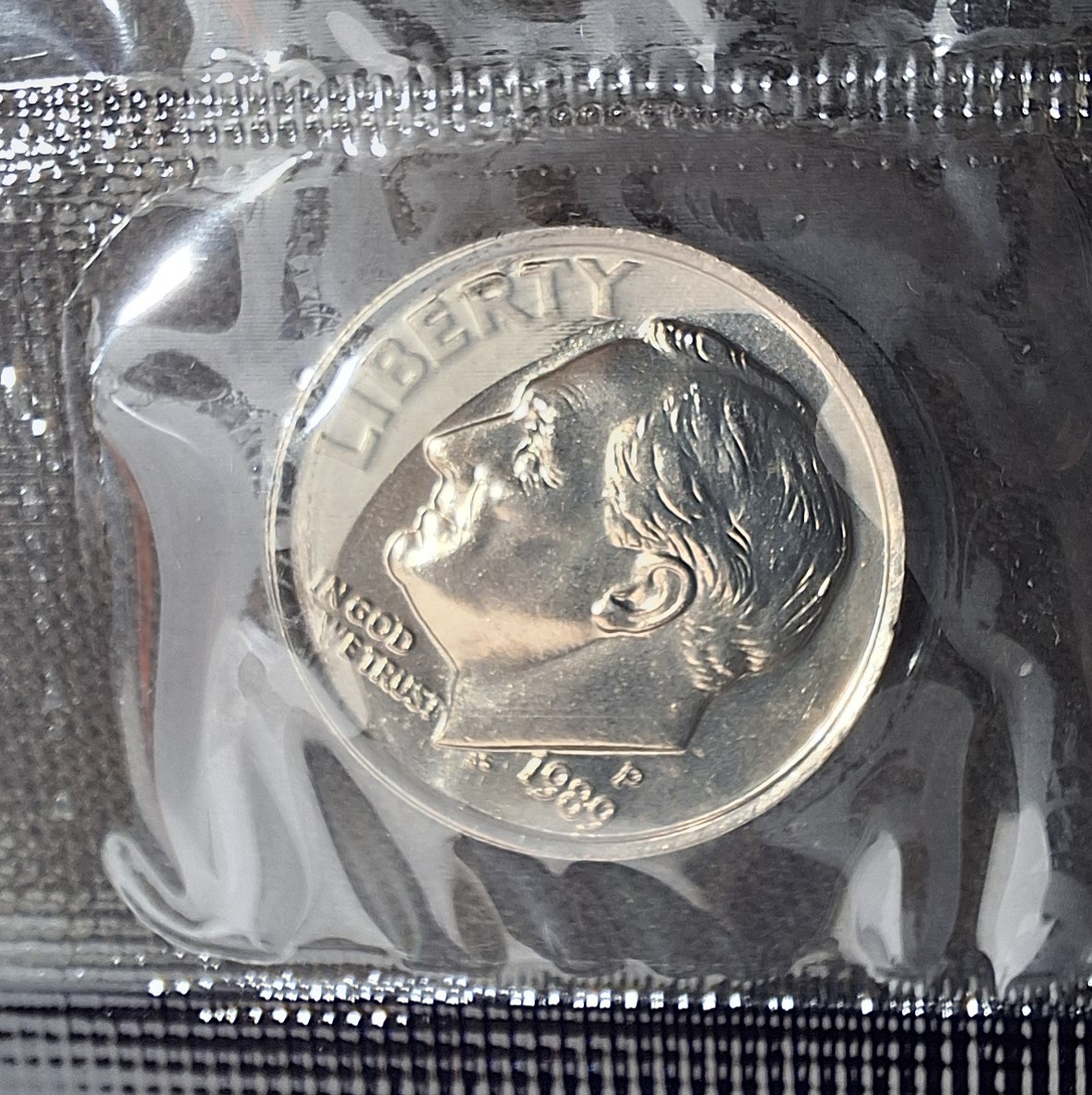 1989 Uncirculated Coin Set, Packaging ERROR, Missing "P" Cent, Sealed