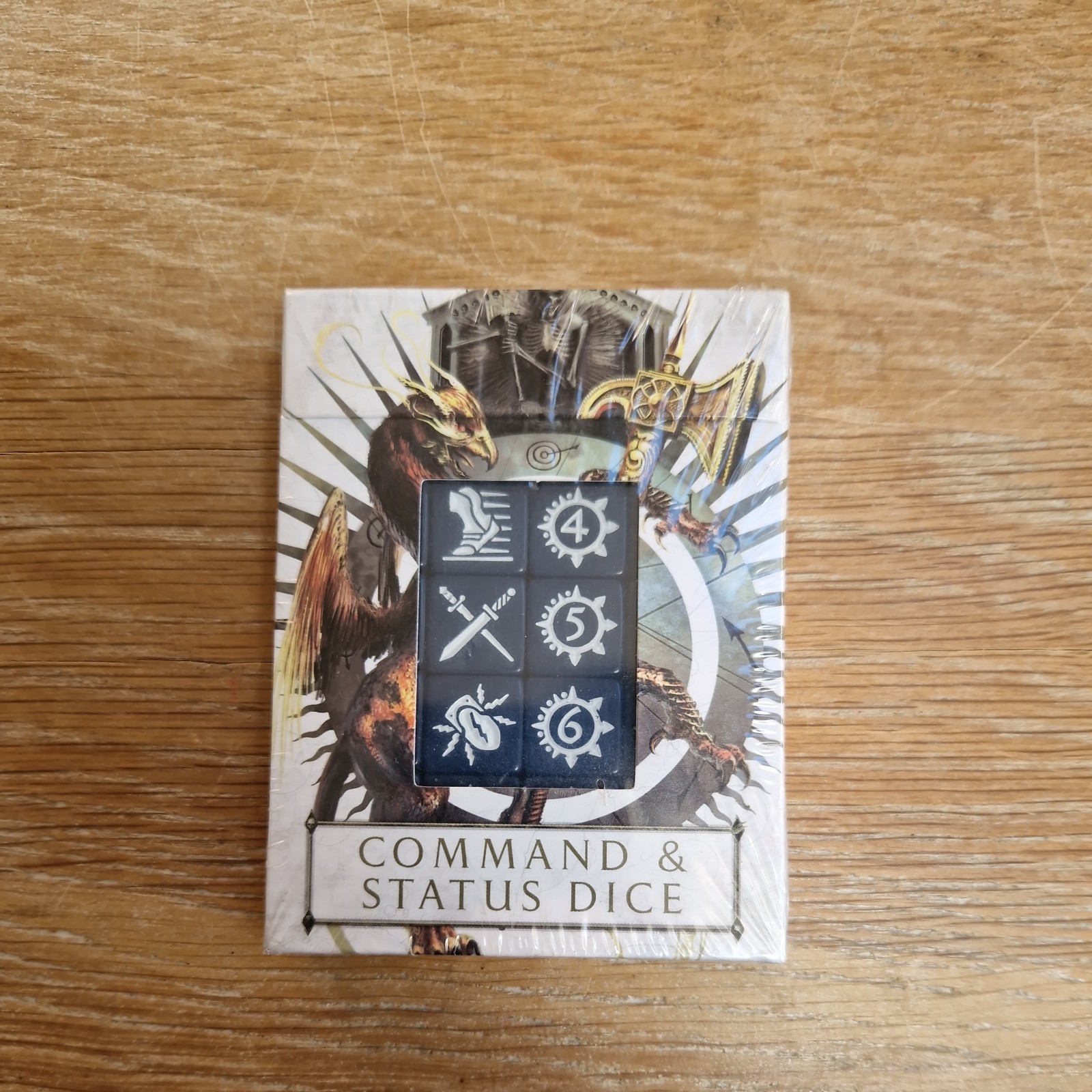 GAMES WORKSHOP 2018 WARHAMMER AGE OF SIGMAR COMMAND & STATUS DICE PACK SET MISP