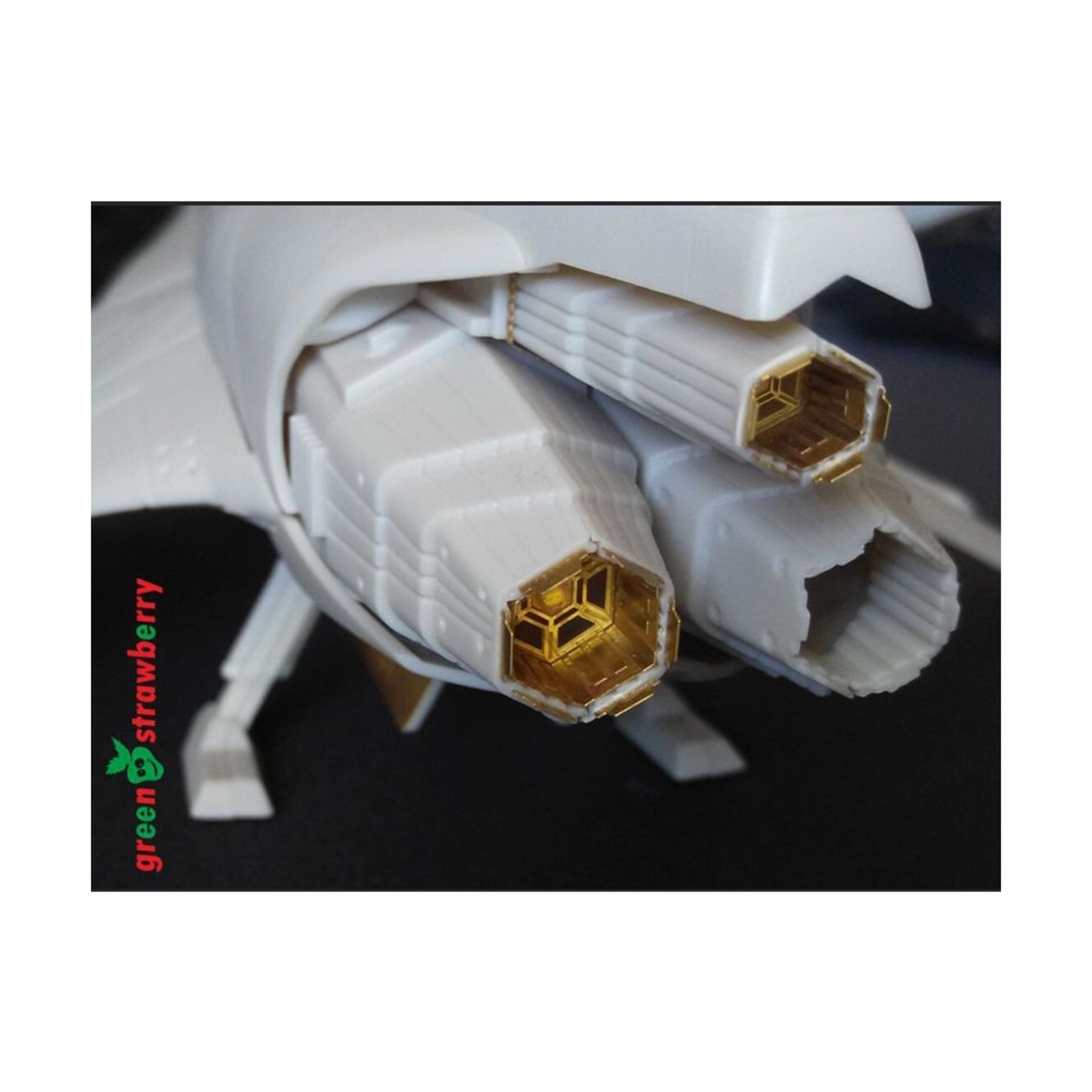Greenstraw Modelling Acc  Colonial Viper Mk.VII - Wheel Bay & Nozzles (1/3 New