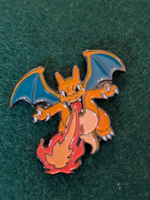 Pokémon Charizard Golf Ball Marker Metal Enamel Golf Marker Collectible