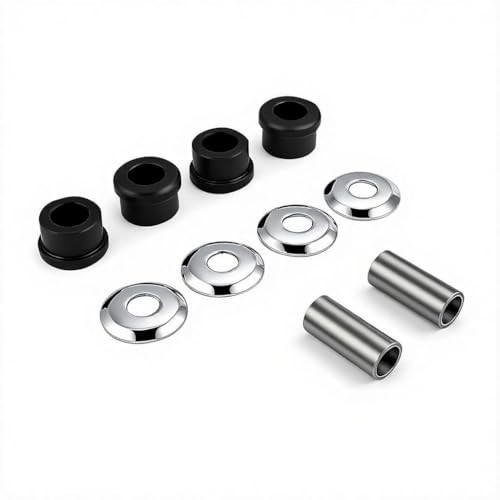 Motorcycle Handlebar Riser Bushings Kit 2 Pack Polyurethane Dampers With Metal