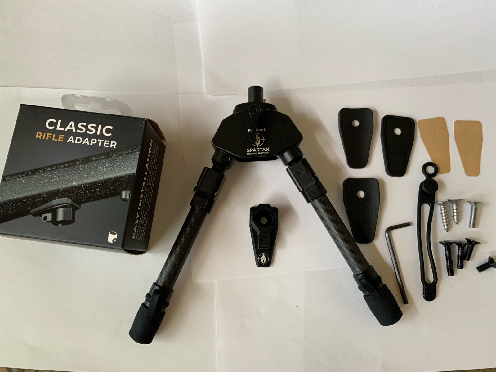 Spartan Precision Equipment Pro Hunt Bipod With Mounting Hardware New