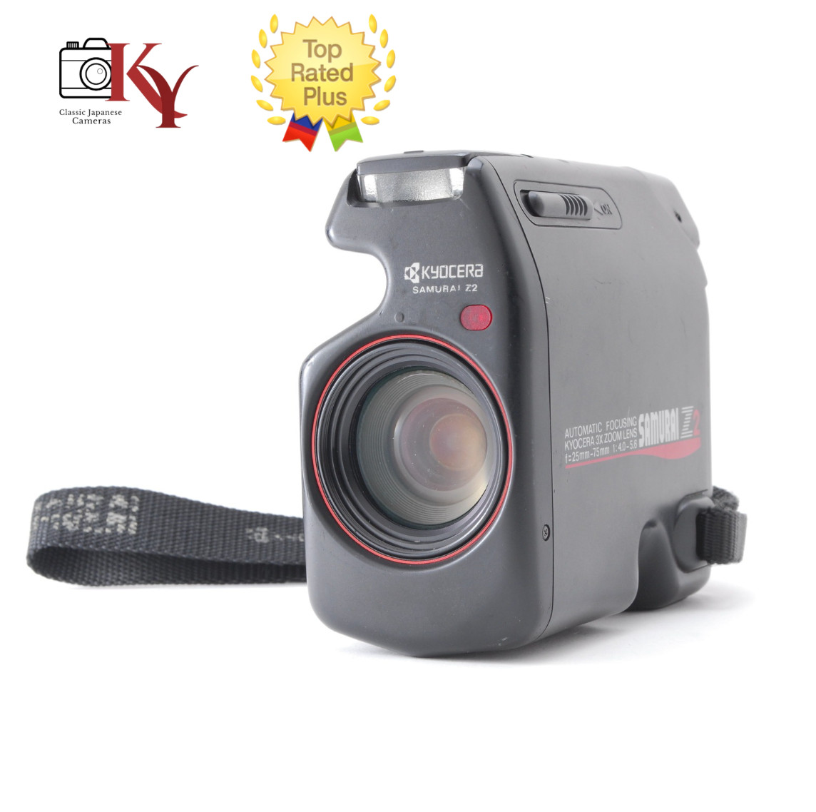 ⏯️ [ NEAR MINT ] Kyocera Samurai Z2 Half Frame 35mm Film Camera From JAPAN