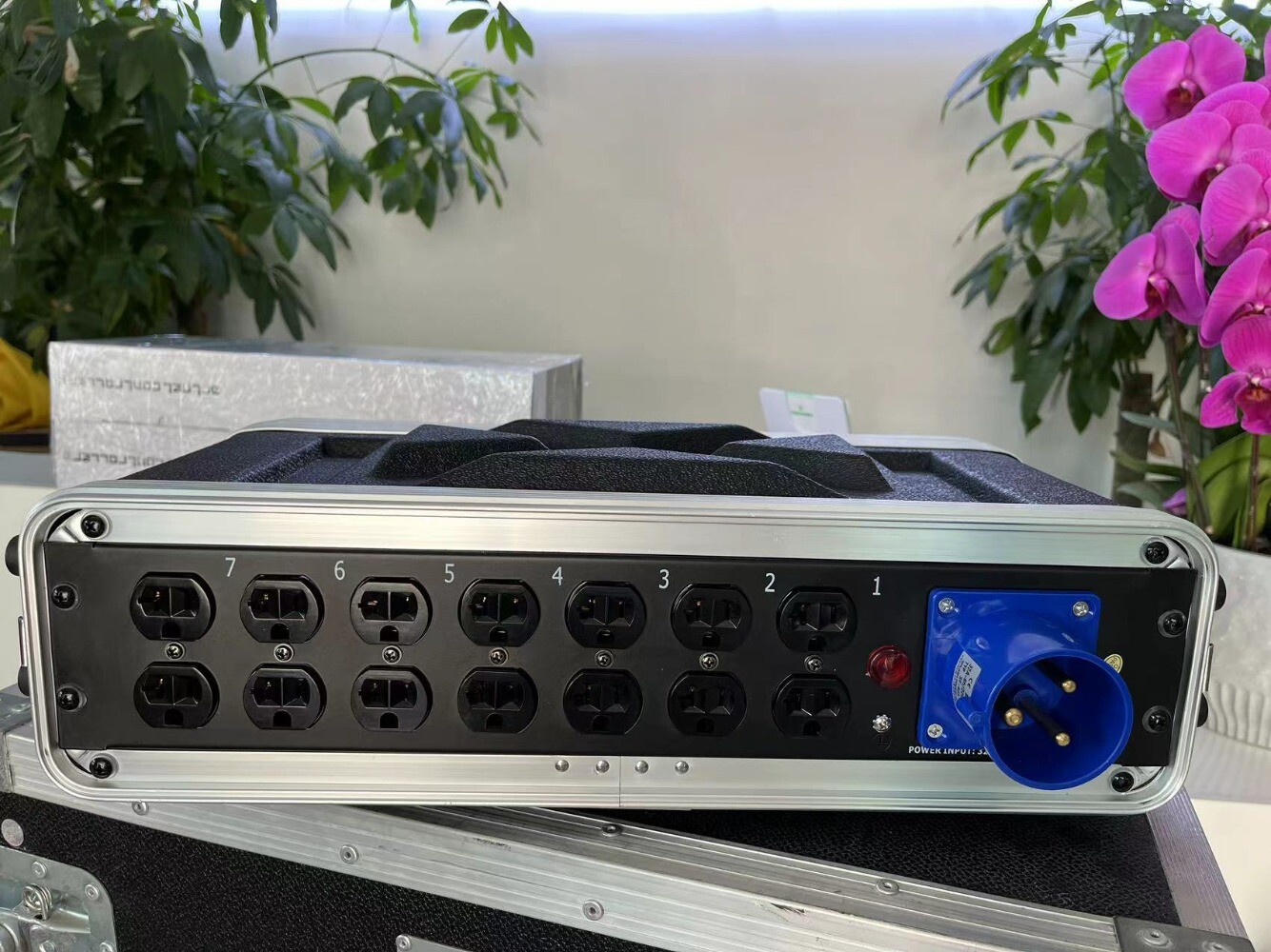 Aluminum US Single Phase Power Distributor Box Edison Power Distribution Box