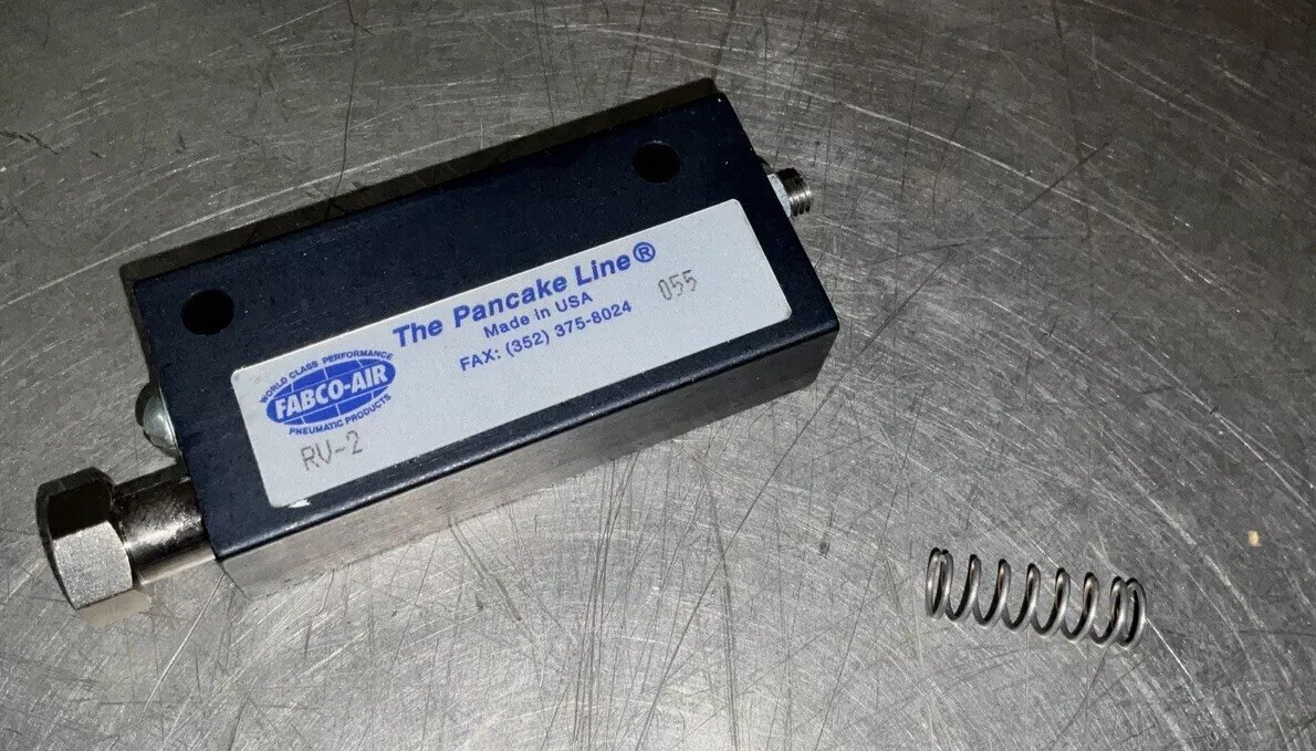 FABCO-AIR RV-2 PRESSURE SENSING VALVE