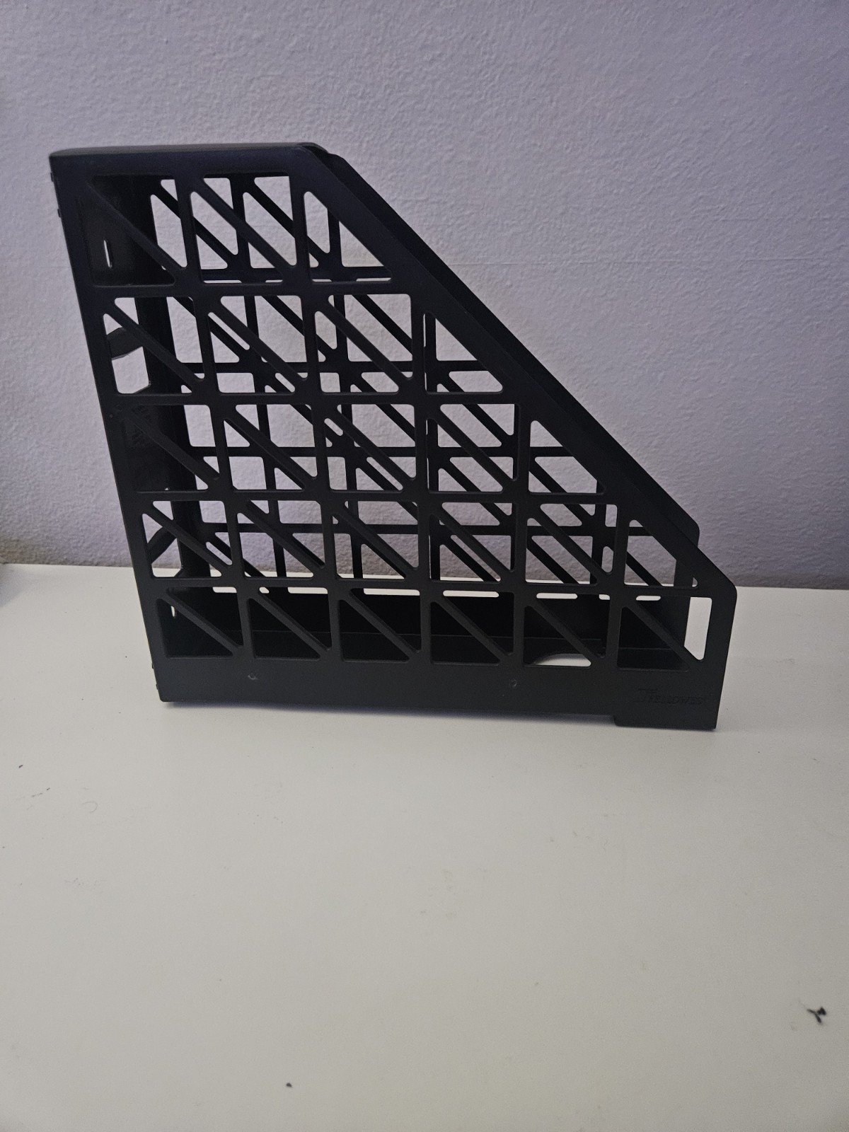 Black Binder And Or Book Holder, Plastic