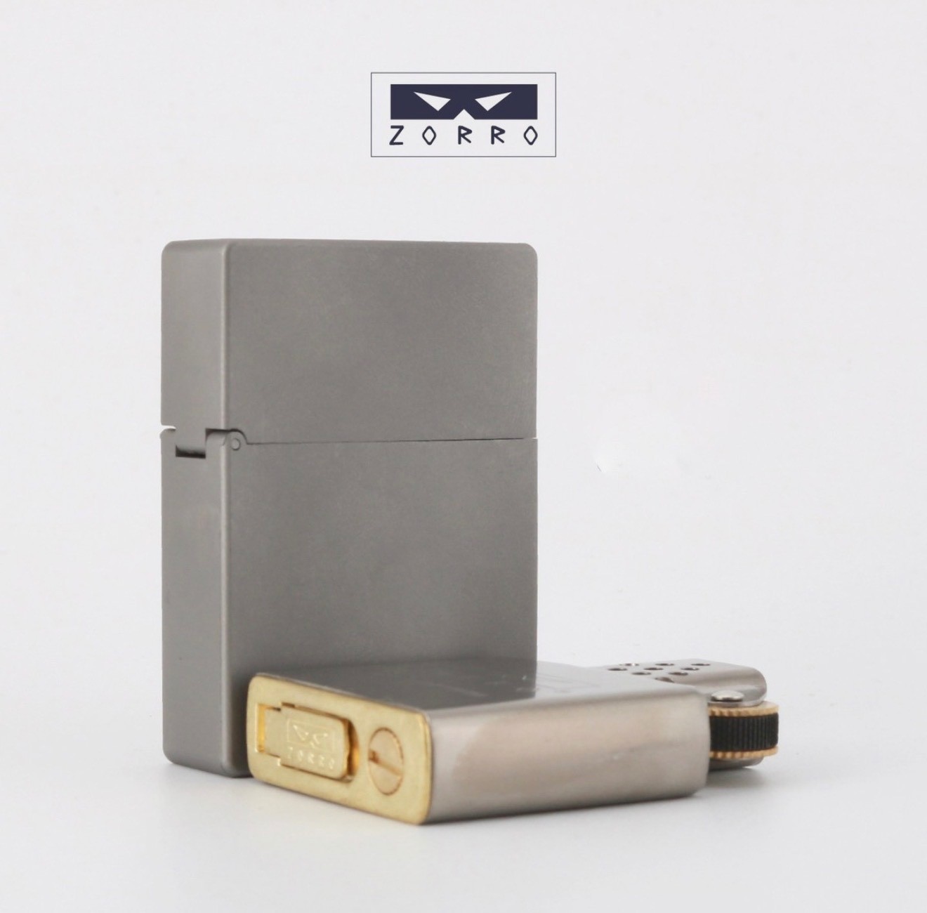 ZORRO Z860 Titanium Trench Lighter Windproof Kerosene Flint Wick Refillable