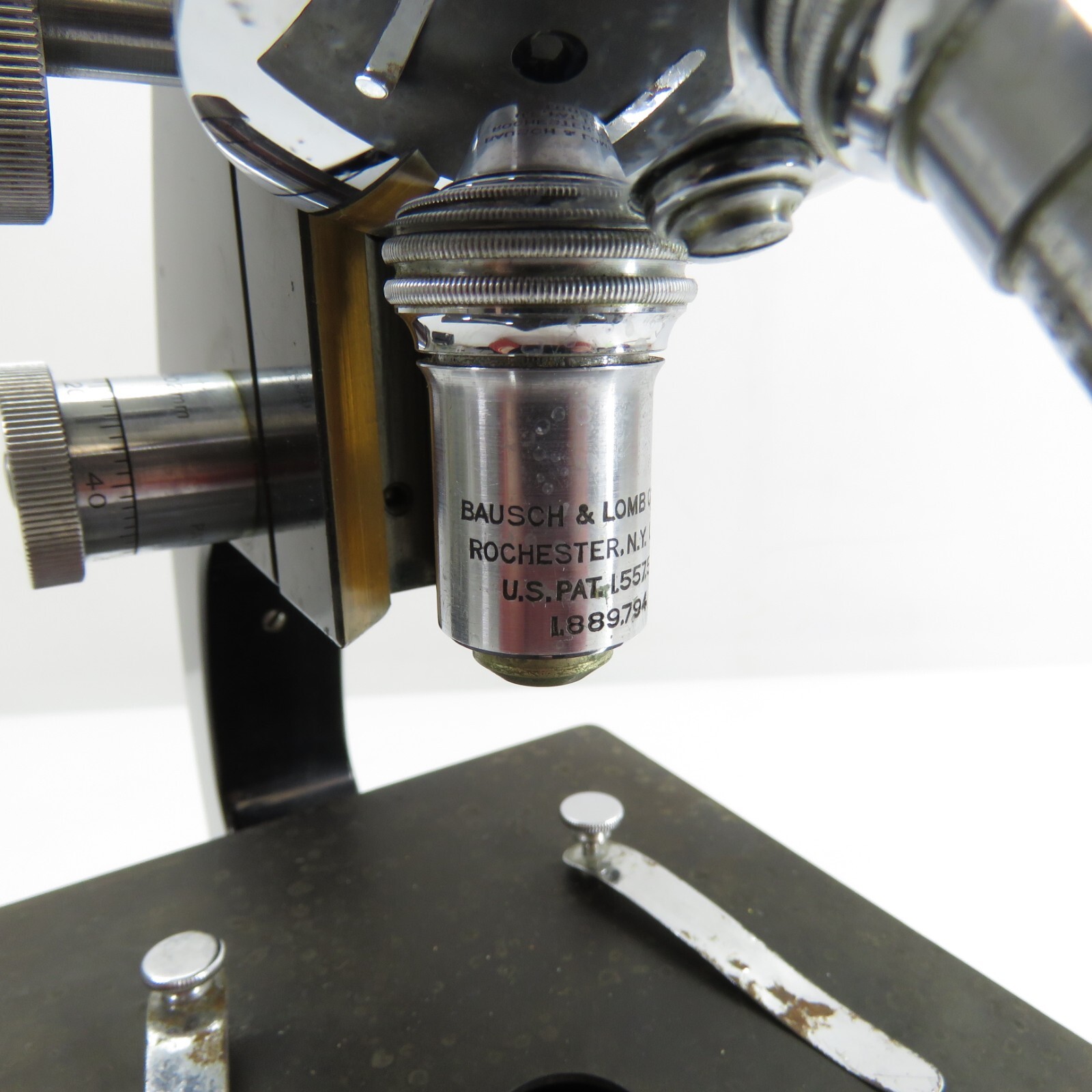 Vintage Black Bausch & Lomb Optical Co. #289794 Microscope
