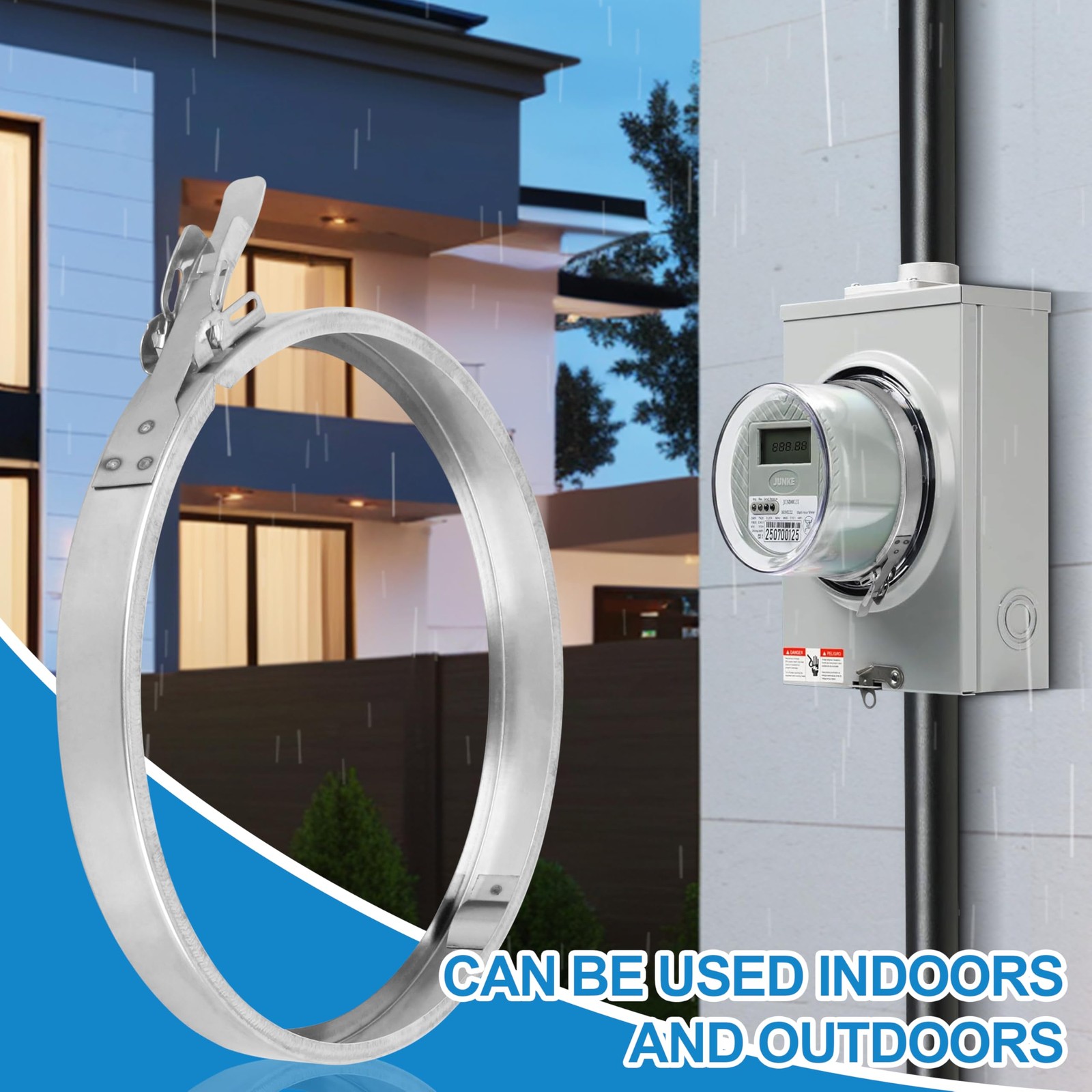 Stainless Steel Load Center Locking Ring，Snap Action Sealing Ring for Meter S...