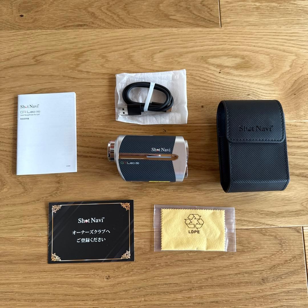 Shot Navi GR Leo Pro Golf Laser Rangefinder Compact Lightweight Used
