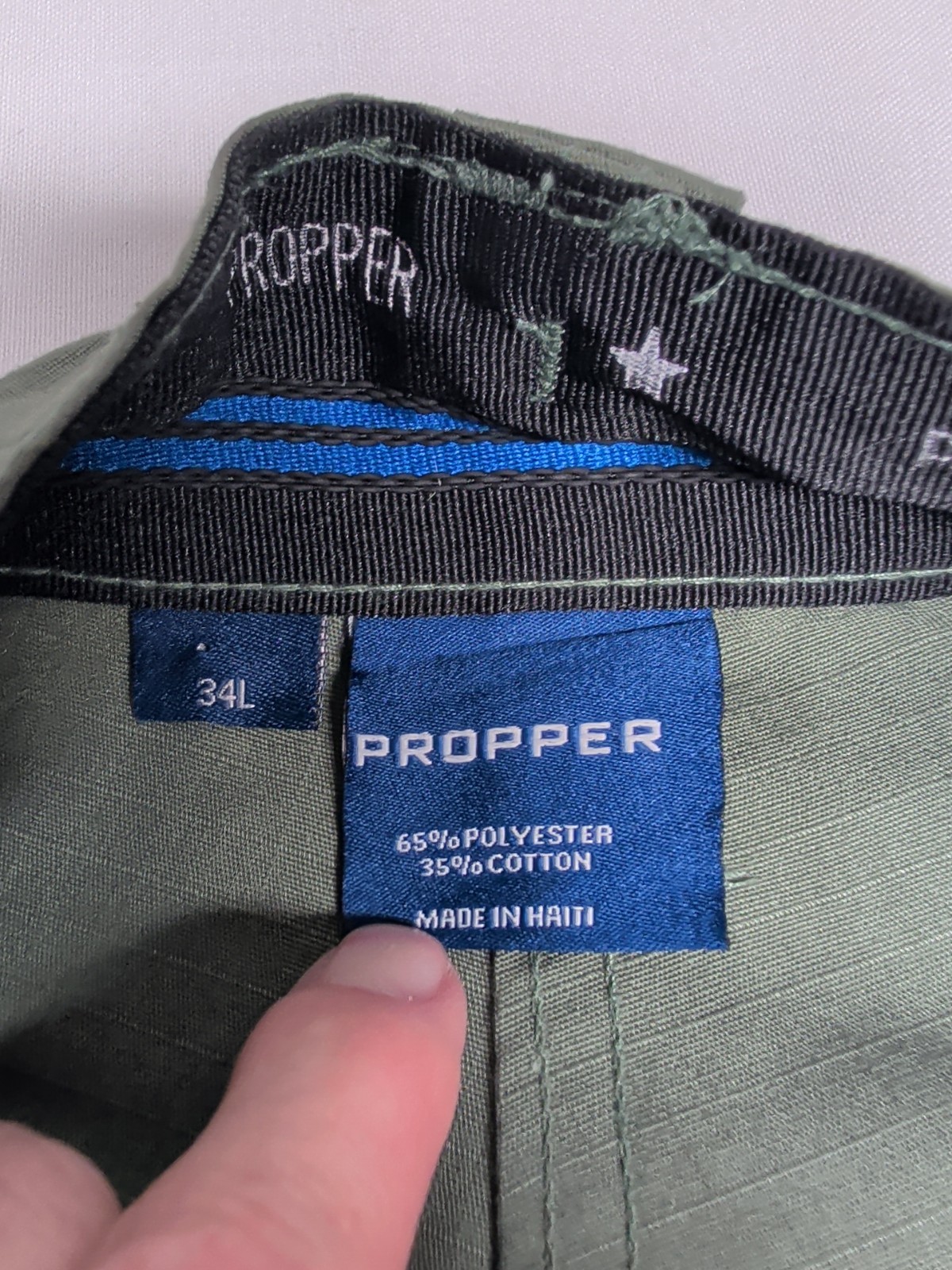 Propper Tactical Ripstop Cargo Pockets Reinforced Knees Army Green Size 34L New