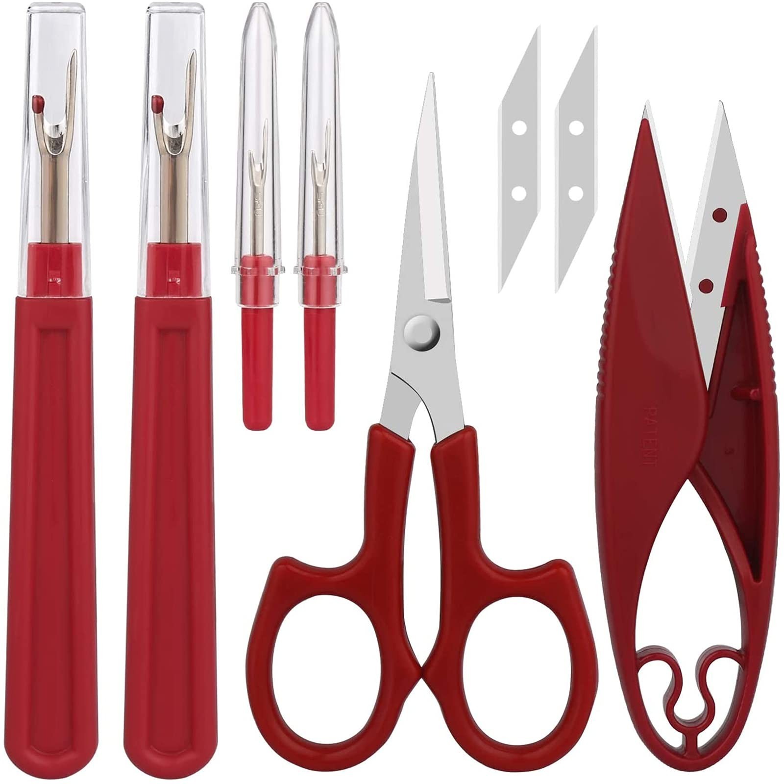 Sewing Seam Ripper Tool,Stitch Remover and Thread Cutter with 2Big+2Small Sea...