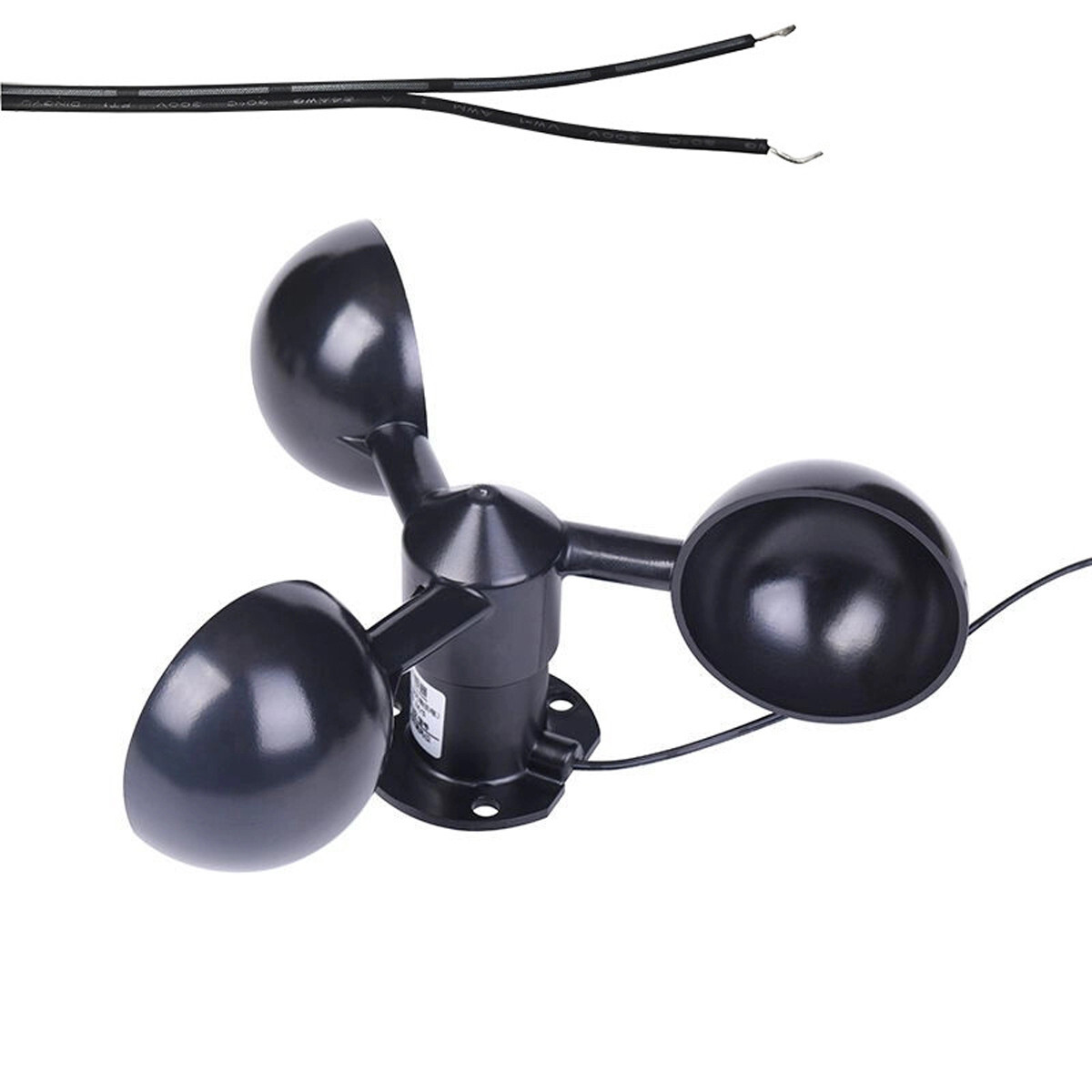 Wind Speed Sensor 3 Cup Anemometer Automatic Display With Self Powered Meter