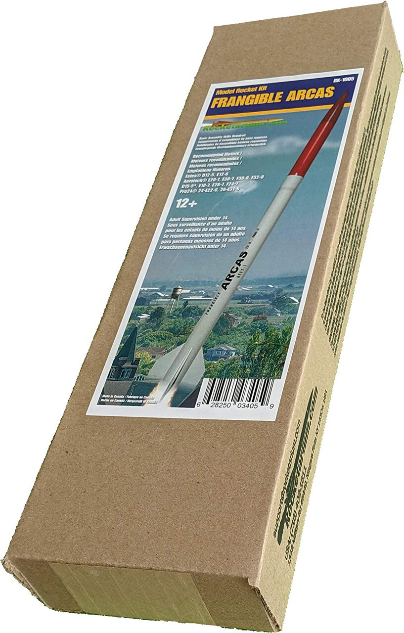 Rocketarium Flying Model Rocket Kit Frangible Arcas RK-1005