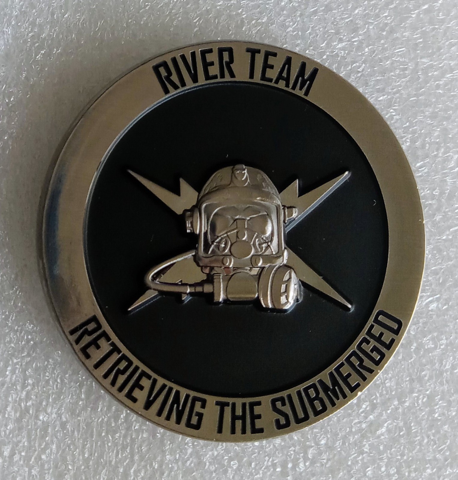 RIVER TEAM XXV CHALLENGE COIN police sheriff fire search rescue dive scuba diver