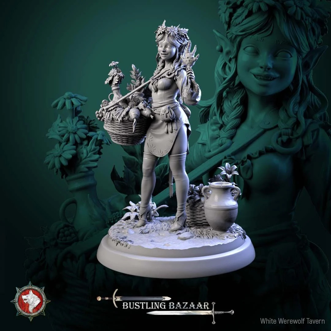 Clover Mossroot - Resin Tabletop Miniature