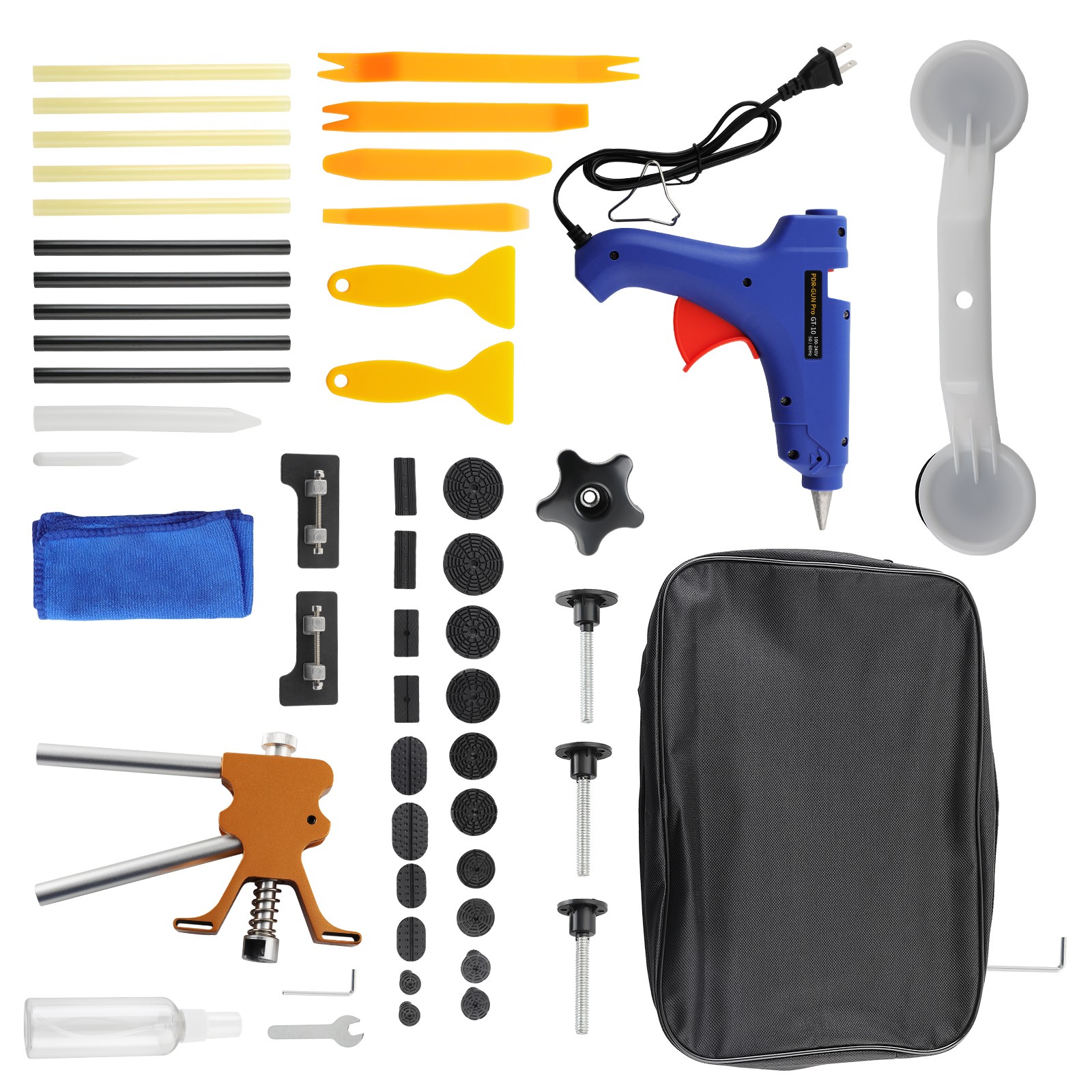 Paintless Dent Repair Tool Dent Puller Kit  for Automobile Body Motorcycle New