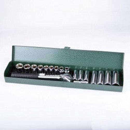 21 Piece 3/8" Drive SAE Ratchet Socket Set