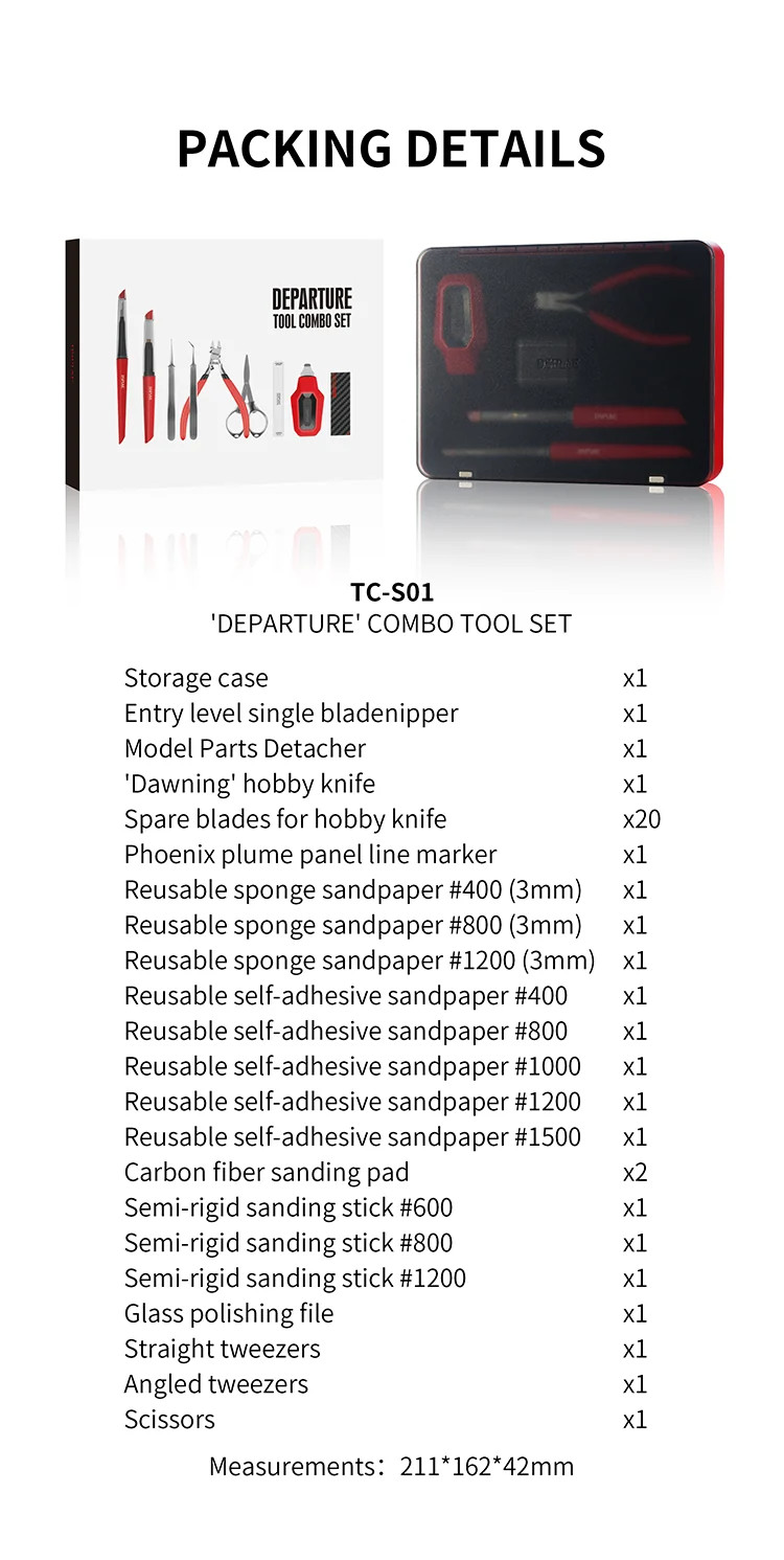 Dspiae TC-S01 Departure Tool Combo Set'