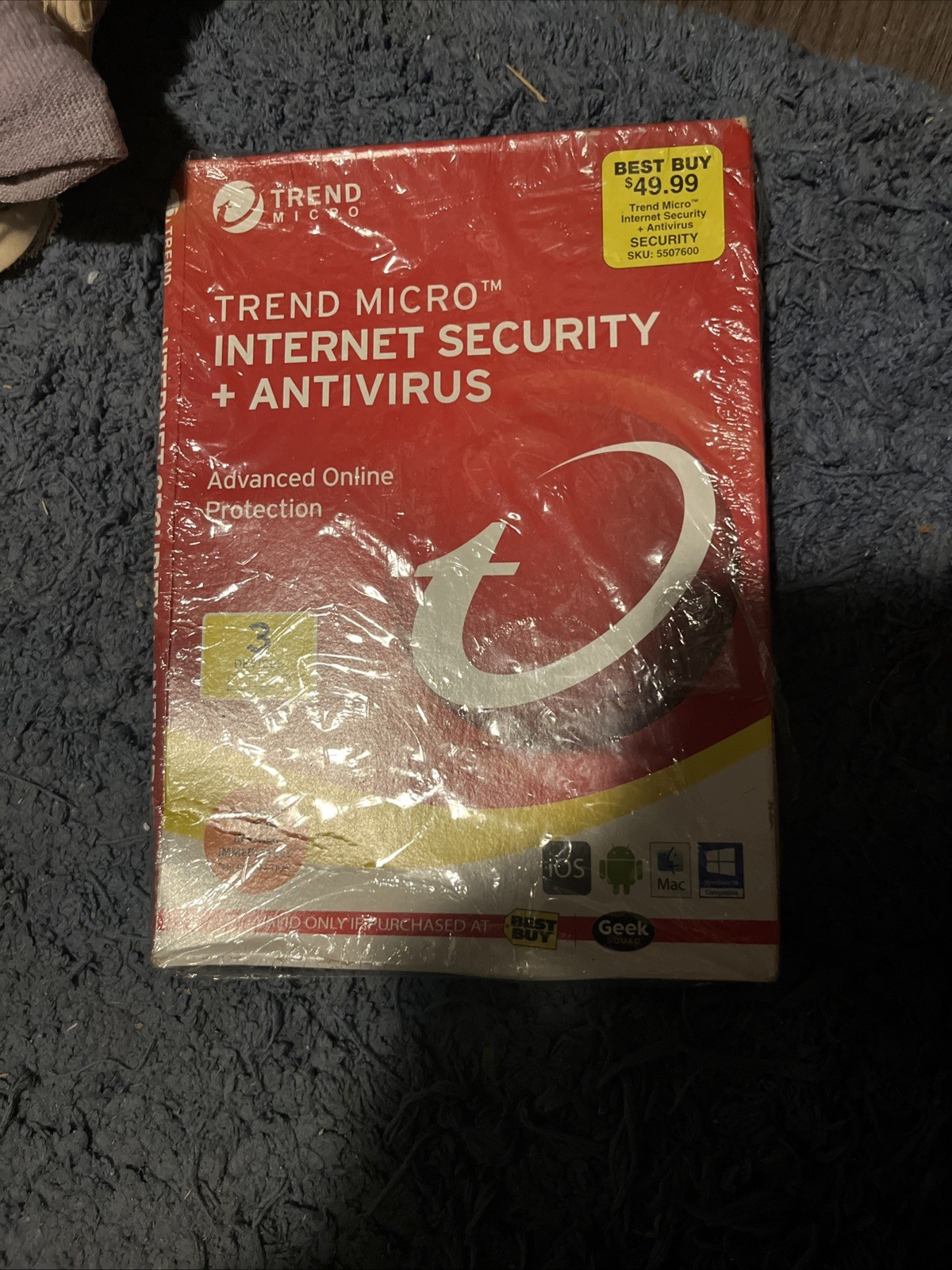 Trend Micro Internet Security + Antivirus 3 Devices Brand New!