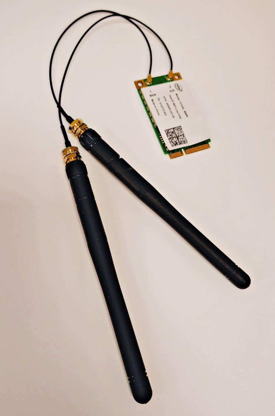Intel WiFi Link 5100 Model 512AN_MMW MIMO 802.11 A/B/G Draft n