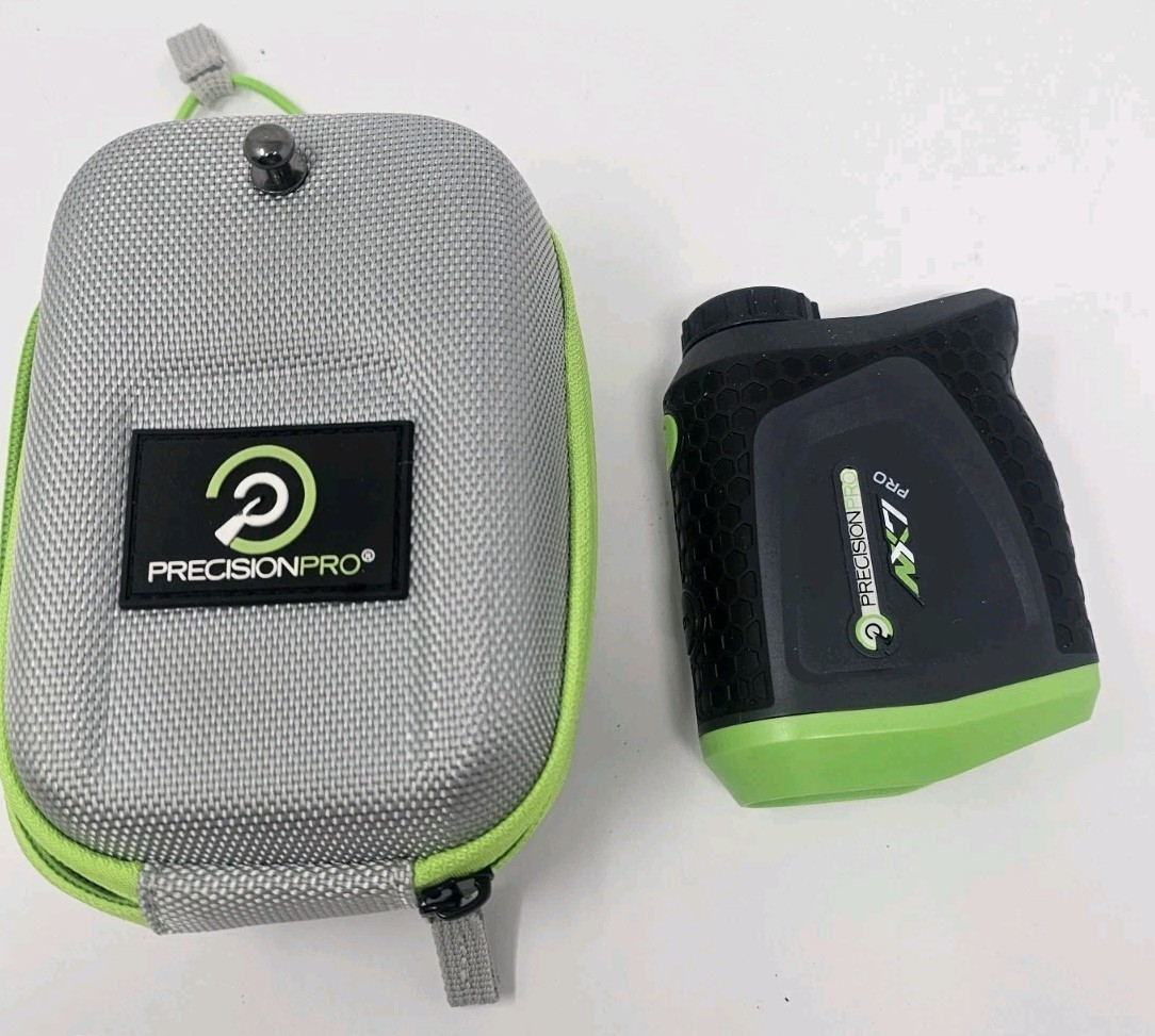 Precision Pro NX7 Pro Slope 6x Laser Golf Rangefinder As Is Missing Battery Cap