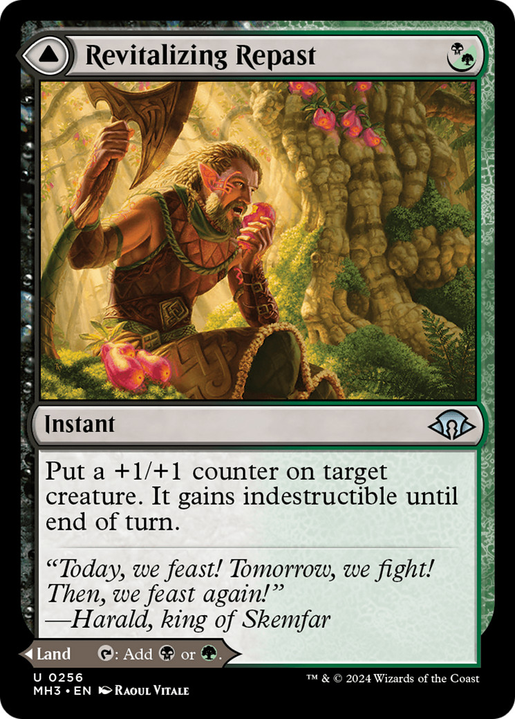 Revitalizing Repast Dual Face #256 (NM) - MTG -  Modern Horizons 3 Magic