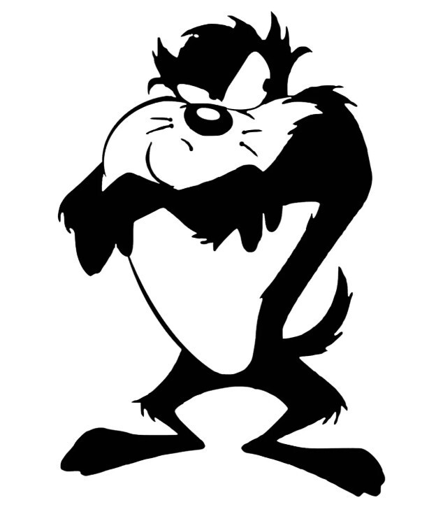 TASMANIAN DEVIL TAZ VINYL DECAL STICKER FUNNY CAR TRUCK WINDOW BUMPER