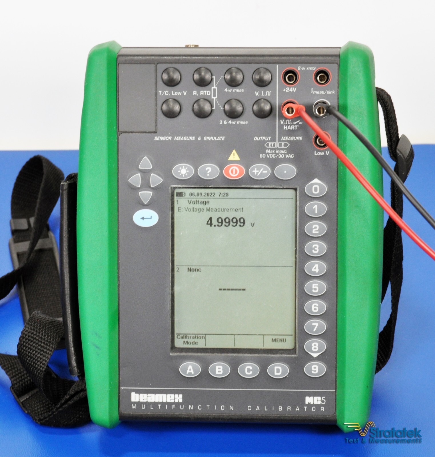 Beamex MC5 Multifunction Process Calibrator Fluke Leads - NIST Calibrated