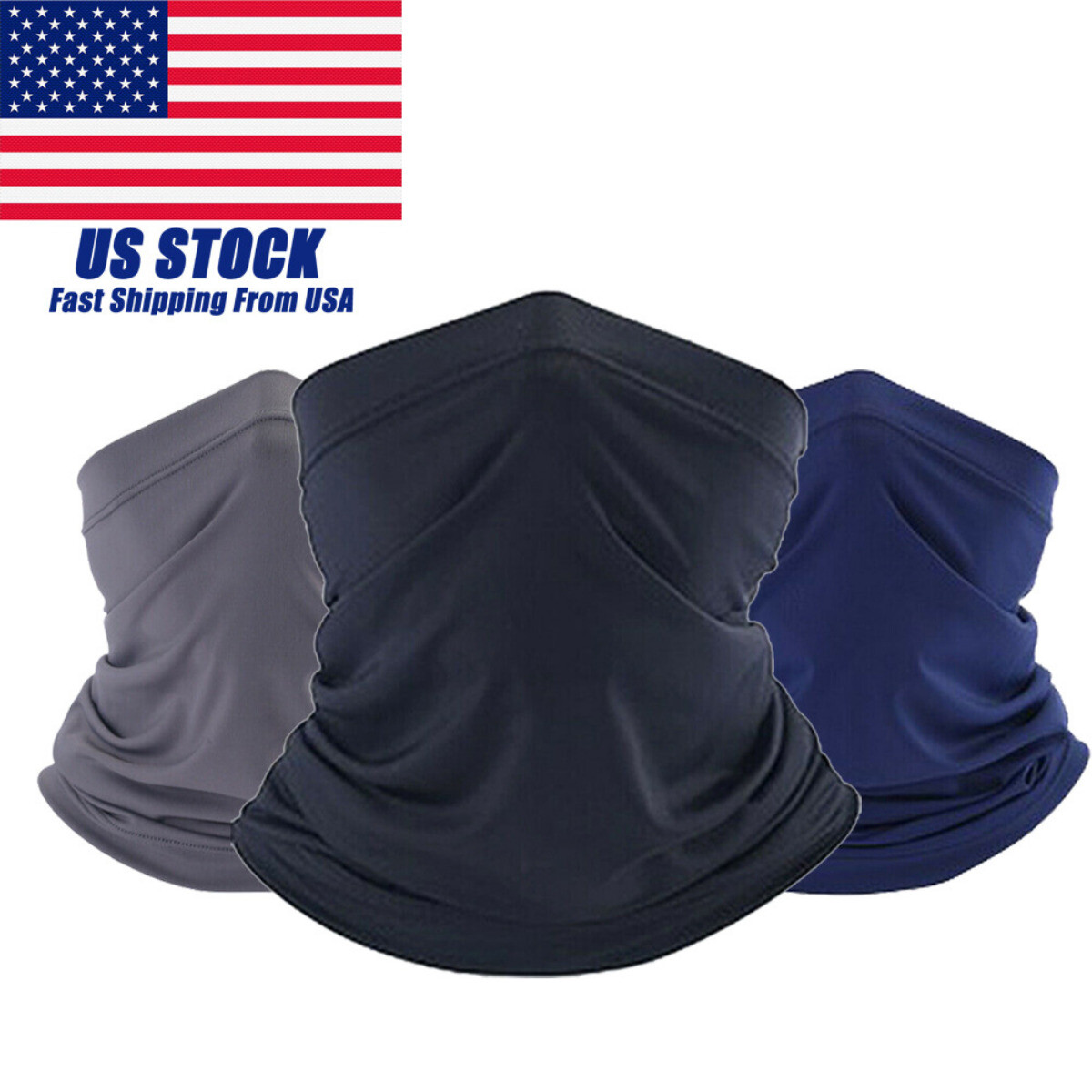 Outdoor Neck Gaiter Bandana UV Protection Cooling Sports Face Mask for Cycling