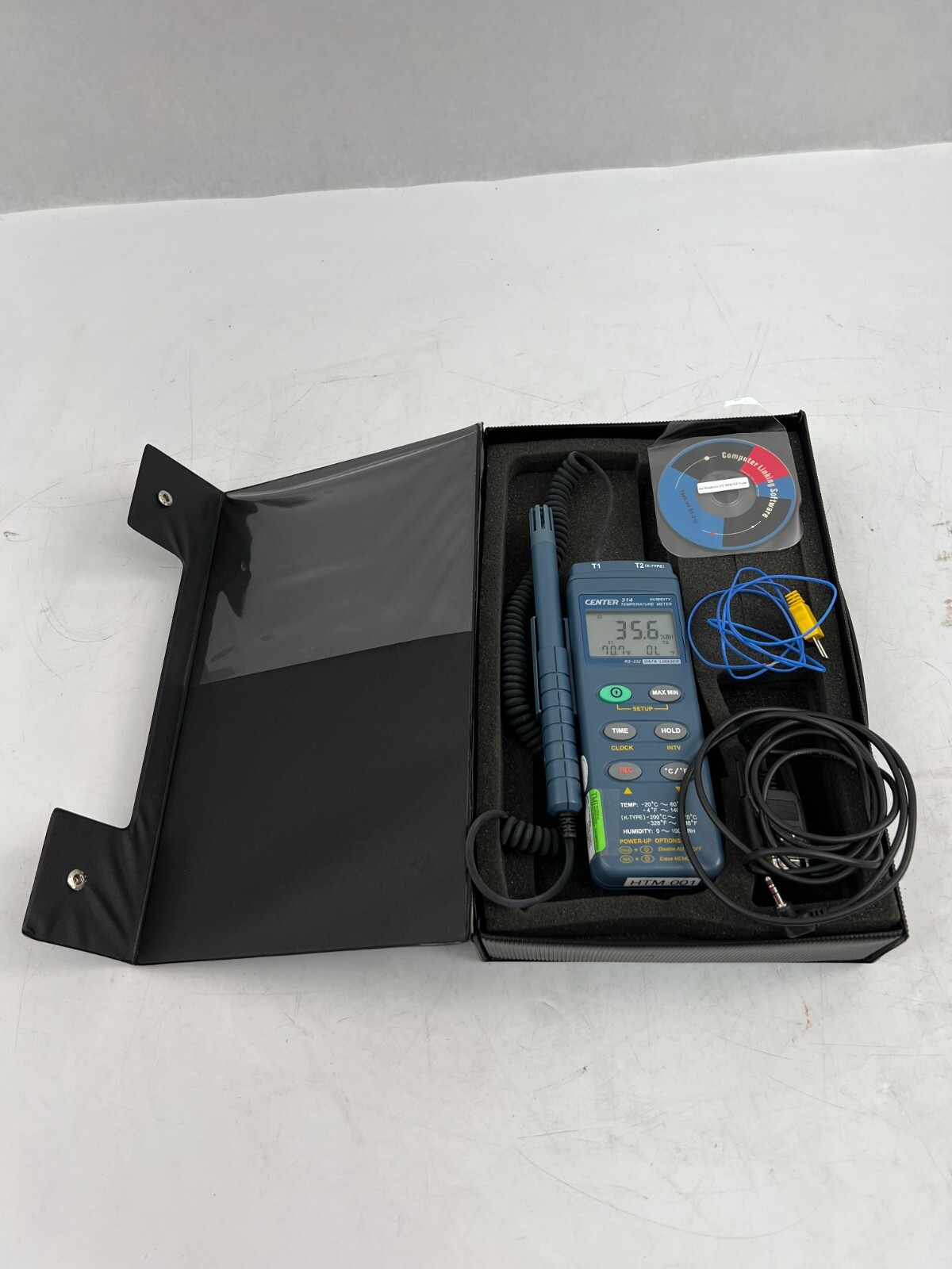Center 314 Humidity Temperature Meter RS-232 Data Logger