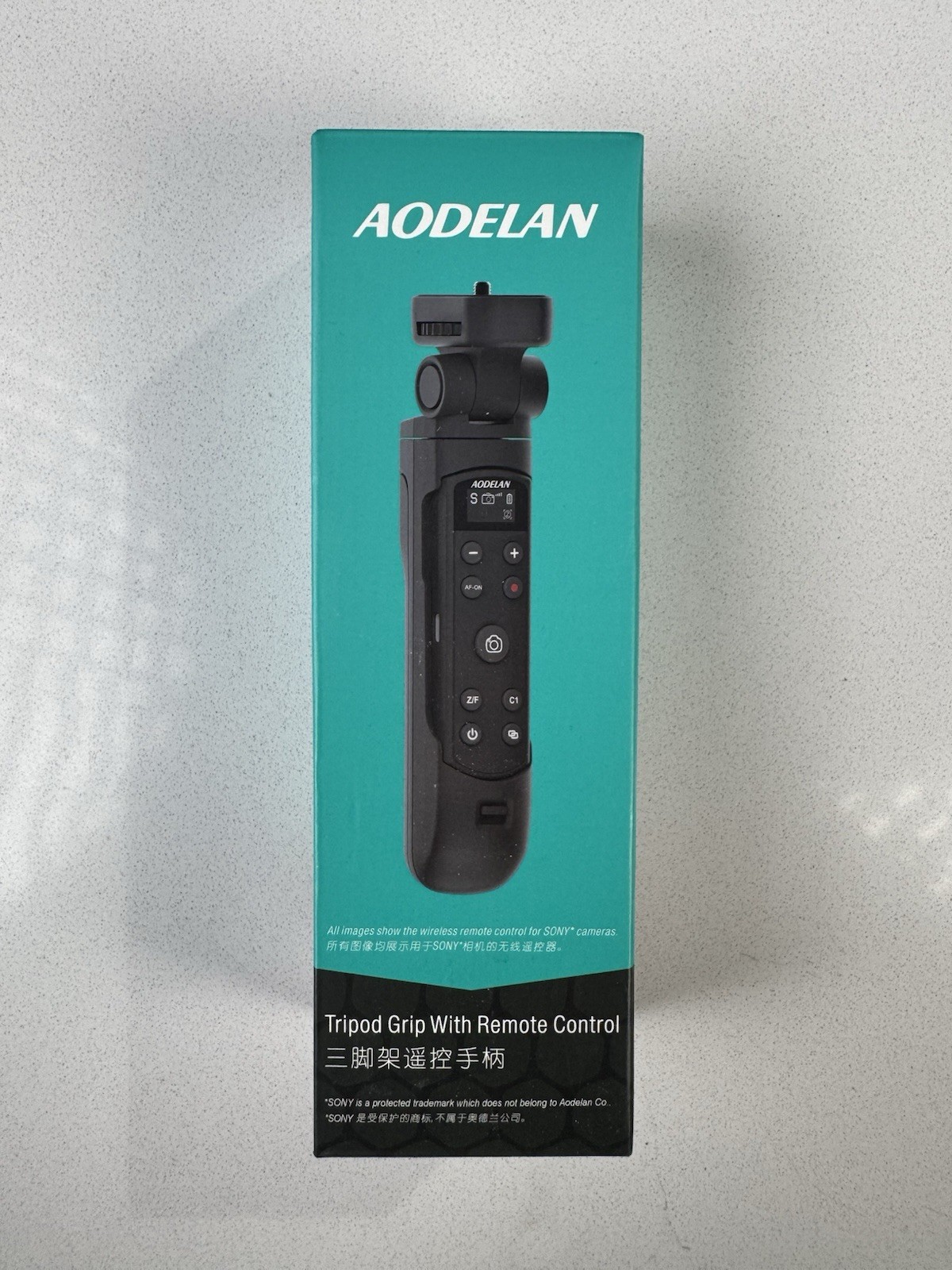 AODELAN Wireless Shooting Grip Tripod for Sony Rechargeable OLED Remote