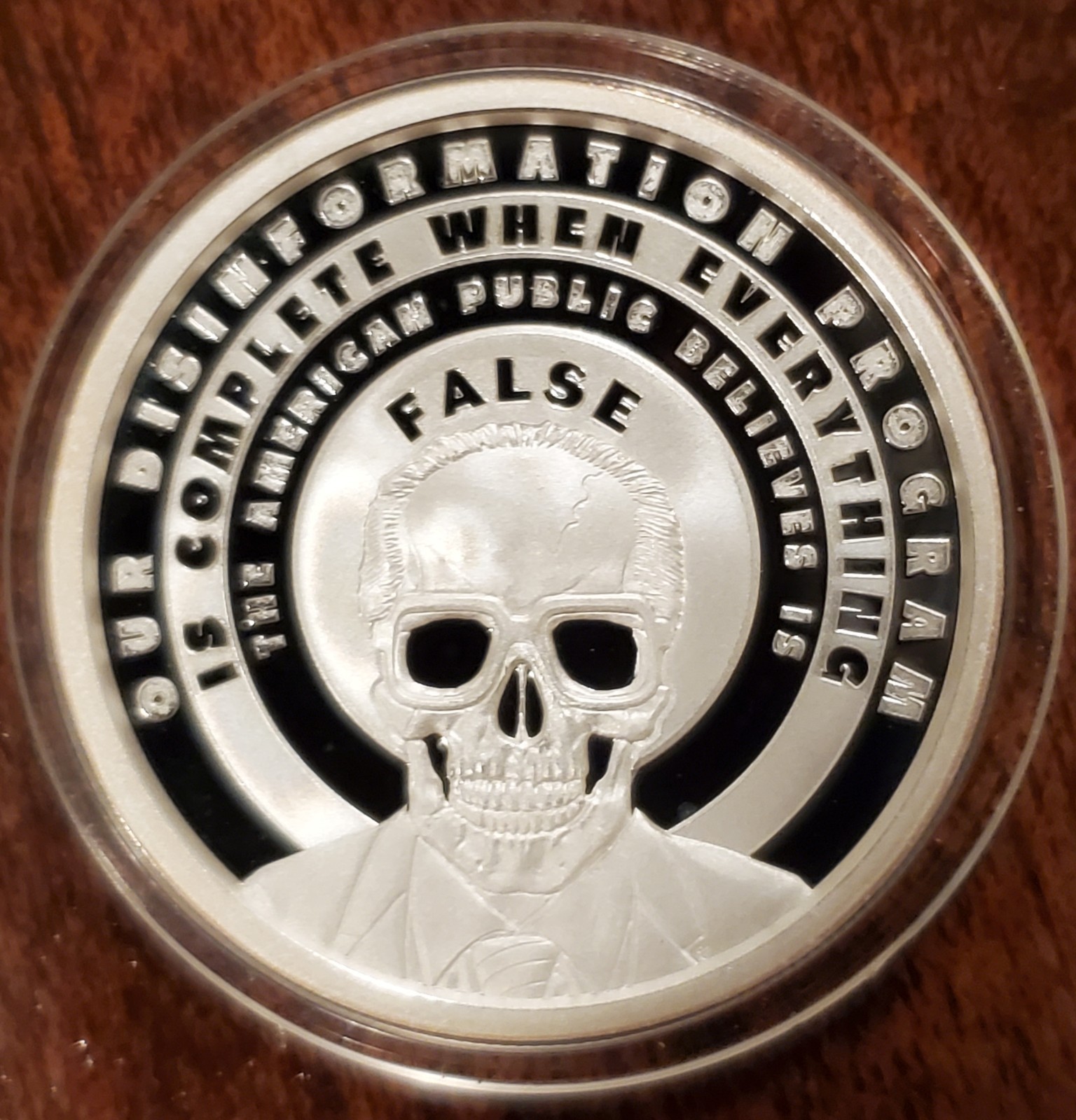 2019 Silver Shield CIA Proof Round InfoIndCom Series 2