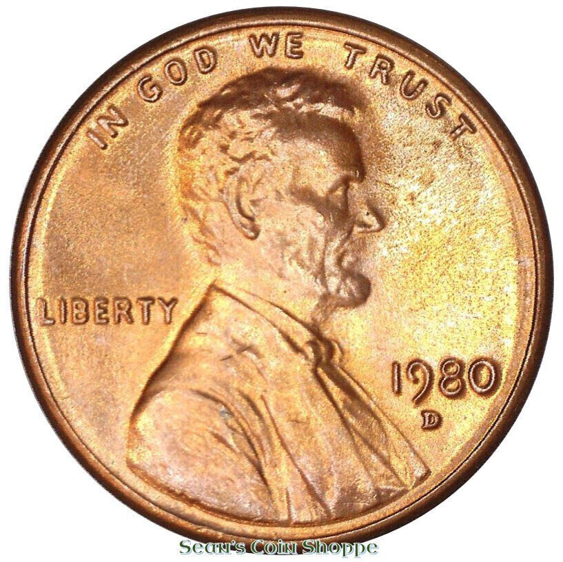 1980 D   Lincoln Memorial Cent - BU
