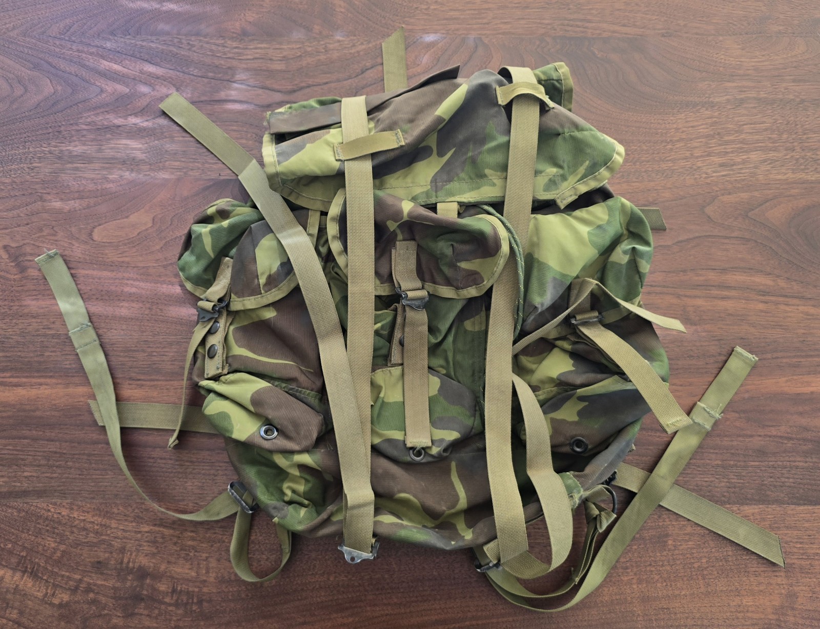 USGI LC-1 RADIO WOODLAND ALICE FIELD PACK With STRAPS MEDIUM VG