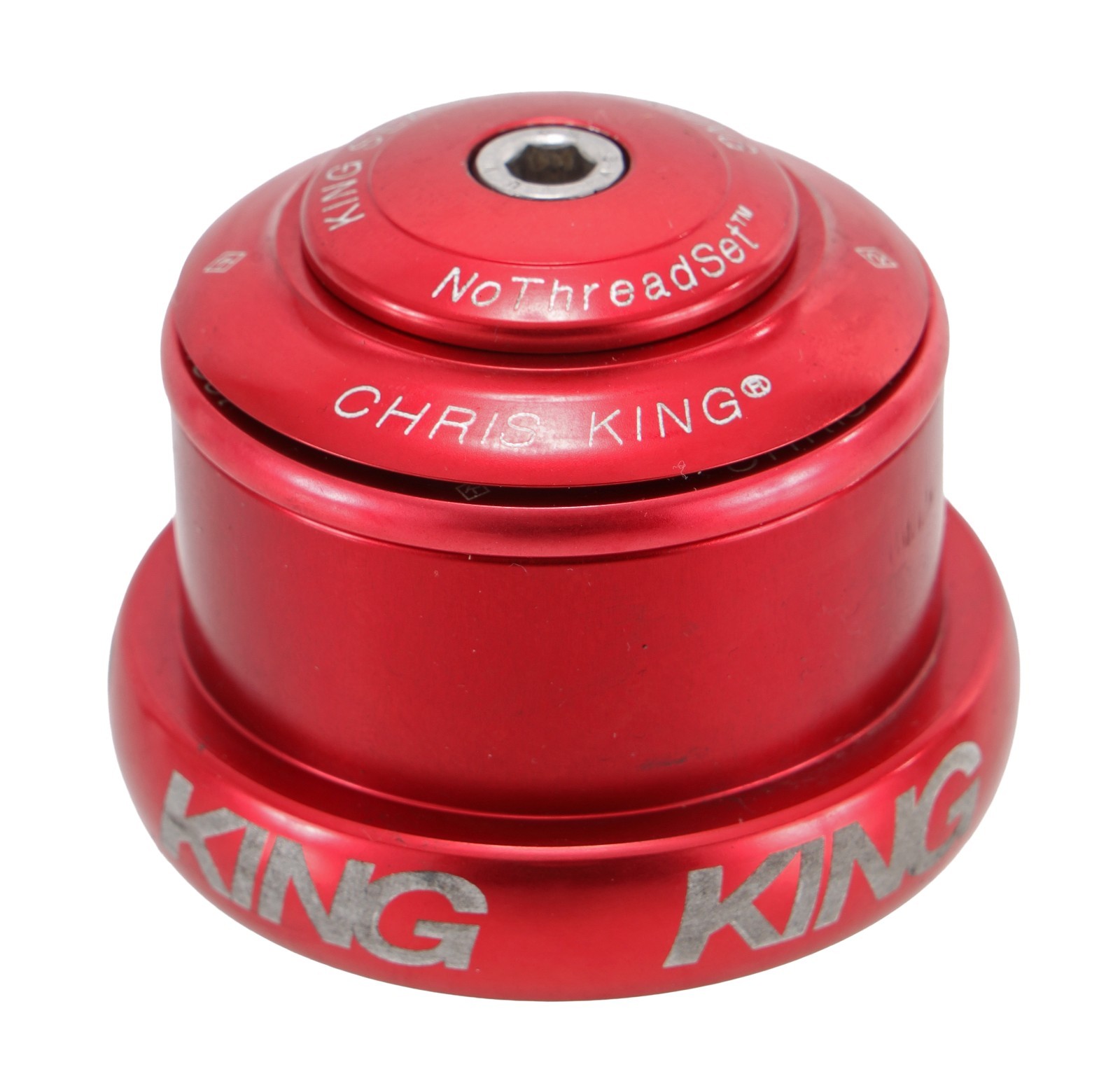 Chris King InSet 4 Mountain Bike Headset ZS49/28.6 ZS49/30 RED 1 1/8" Straight