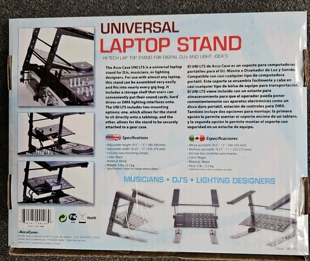 Universal Laptop Stand for Musicians DJs Designers