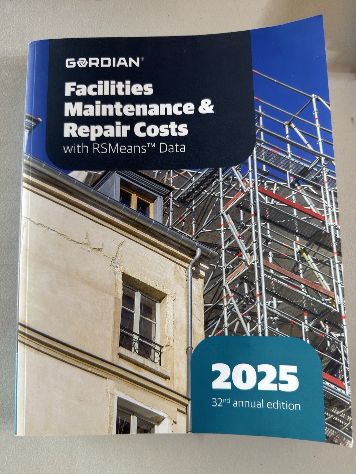 Gordian Facilities Maintenance & Repair Costs with RSMeans Data 32nd Ed - 2025