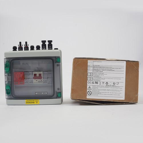 2 String Solar Combiner Box Switch Waterproof Circuit Breaker Protector Box