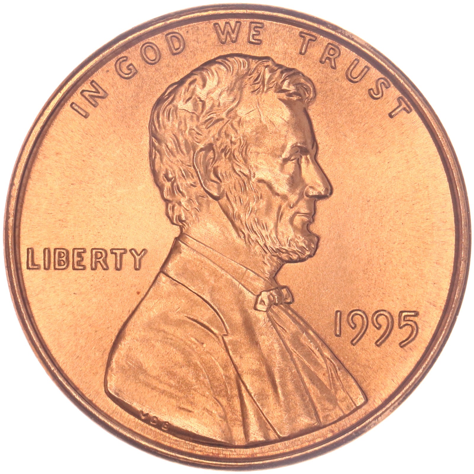 1995 (P) Lincoln Memorial Cent BU Penny