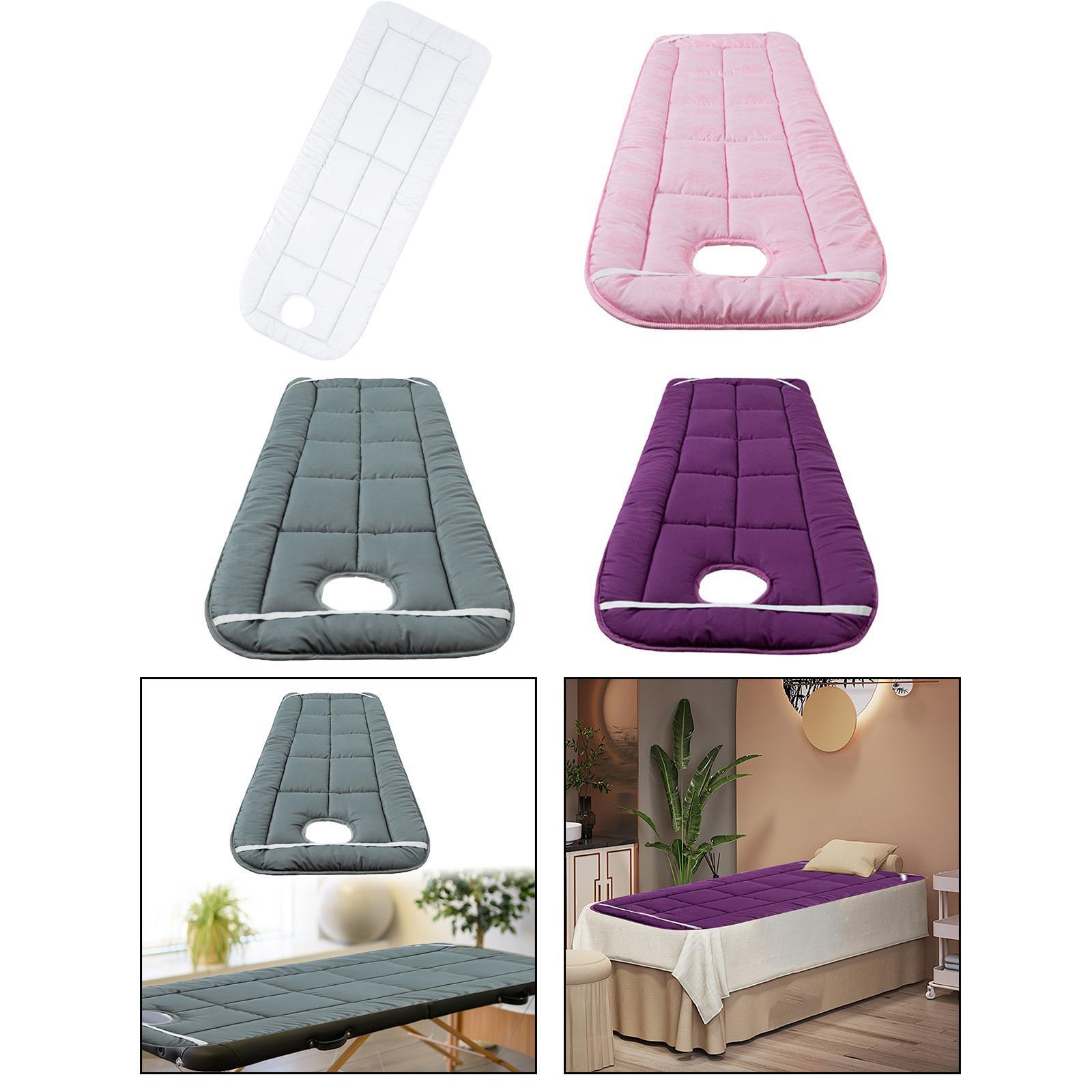Massage Table Pad with Face Hole Comfortable for SPA Beauty Salon Bed Cover