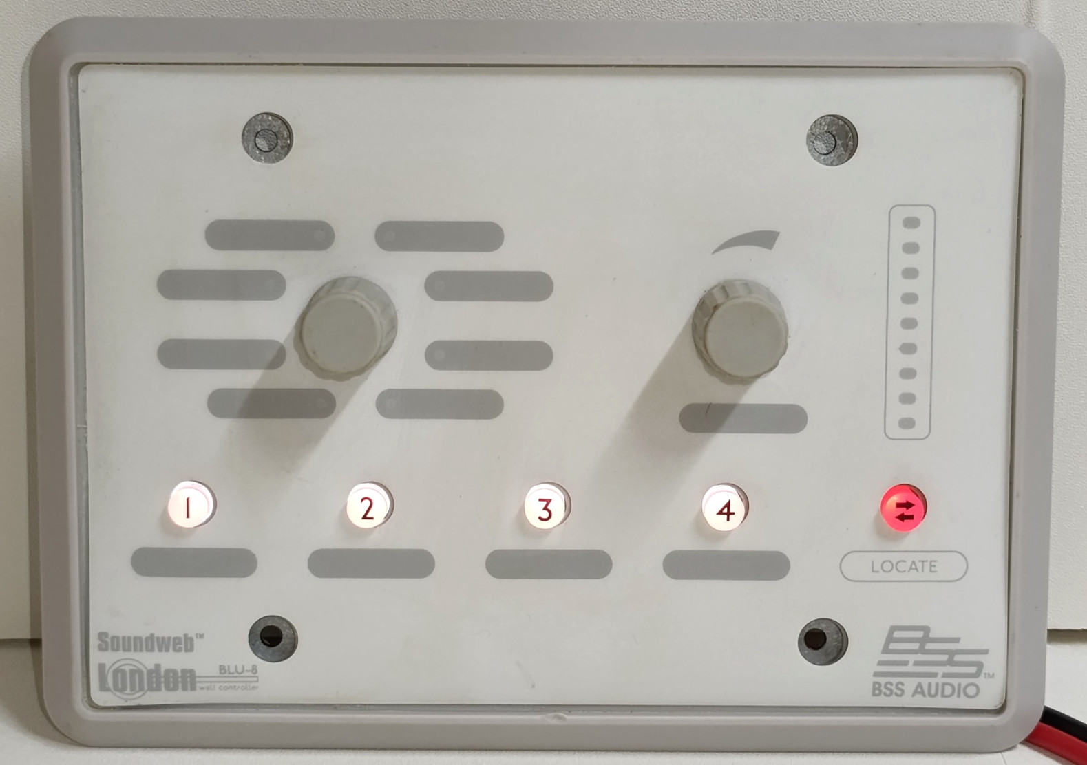 BSS BLU-8 Soundweb London Ethernet Volume Control BSSBLU8-WHT & Tested