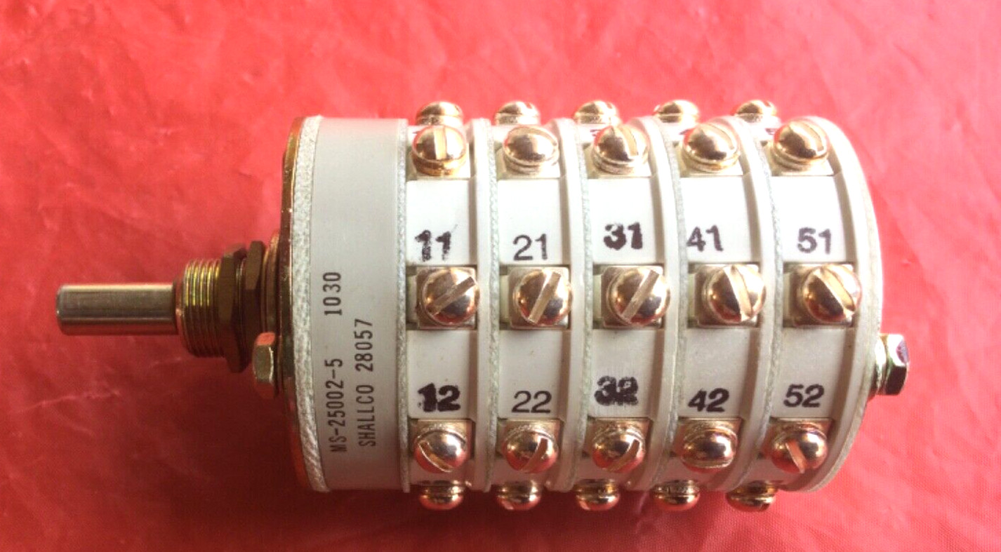 SHALLCO Rotary Switch MS-25002-5 1030