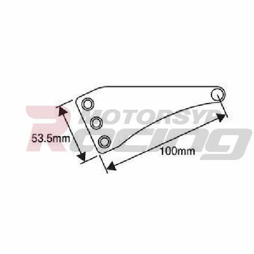 US Direct Ship Universal Motorbike Headlight Mount Bracket 49mm